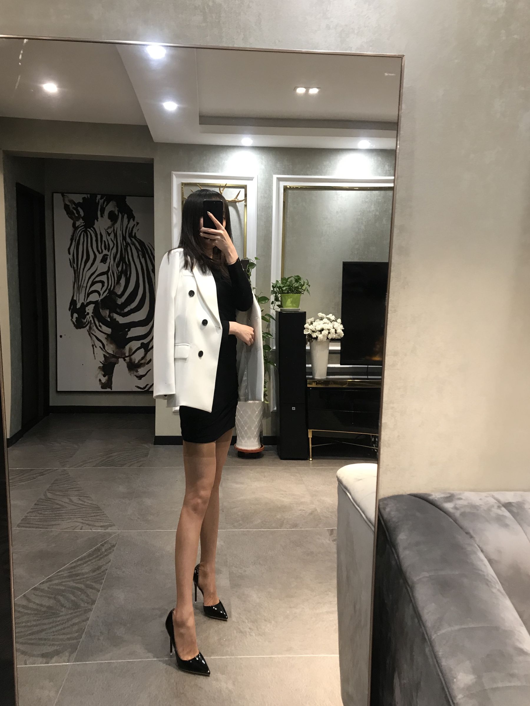 Welfare COS Silk Foot blogger Elk_Monroe 2020.04.09 peach meat hanging socks