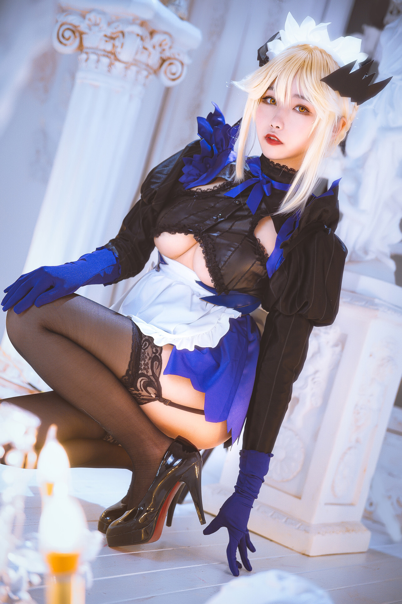 [Momoko Aoi] Artoria Pendragon Alter Black Gun Dumb Maid