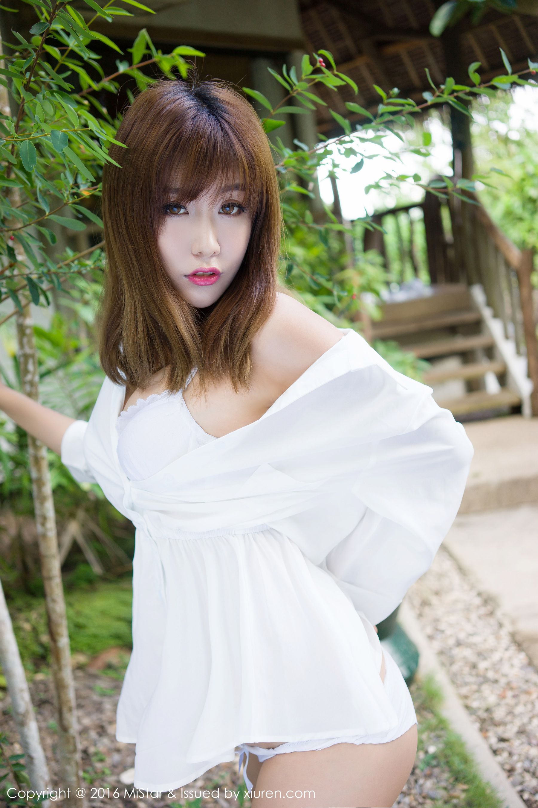 Cheng Xiaoya is not annoying Mint Island Travel white shirtbikini Meiyan Club MISTAR VOL.068