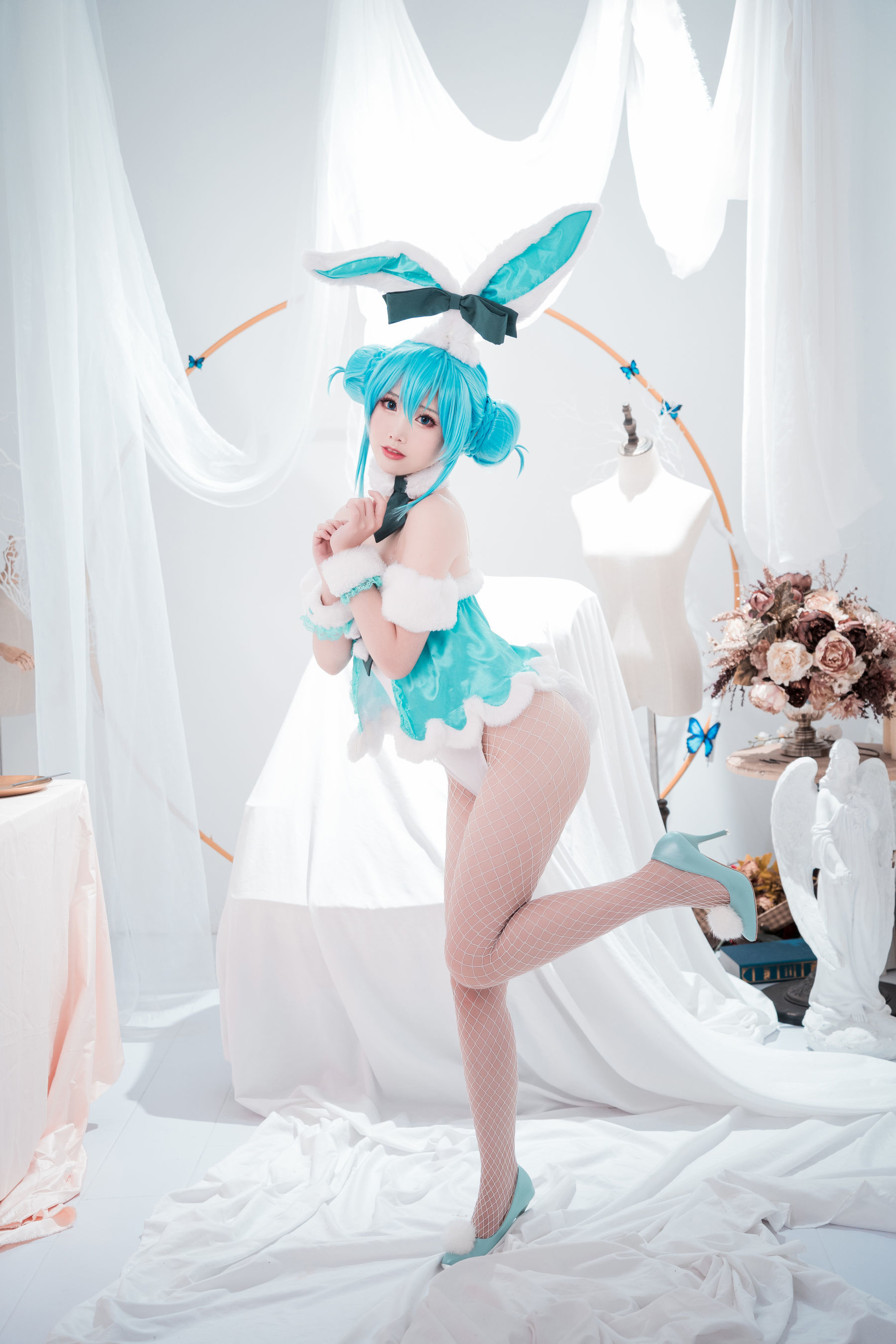 Net Red Coser Cute Popular Coser Noodle Cake Fairy -Hatsune Miku Girl