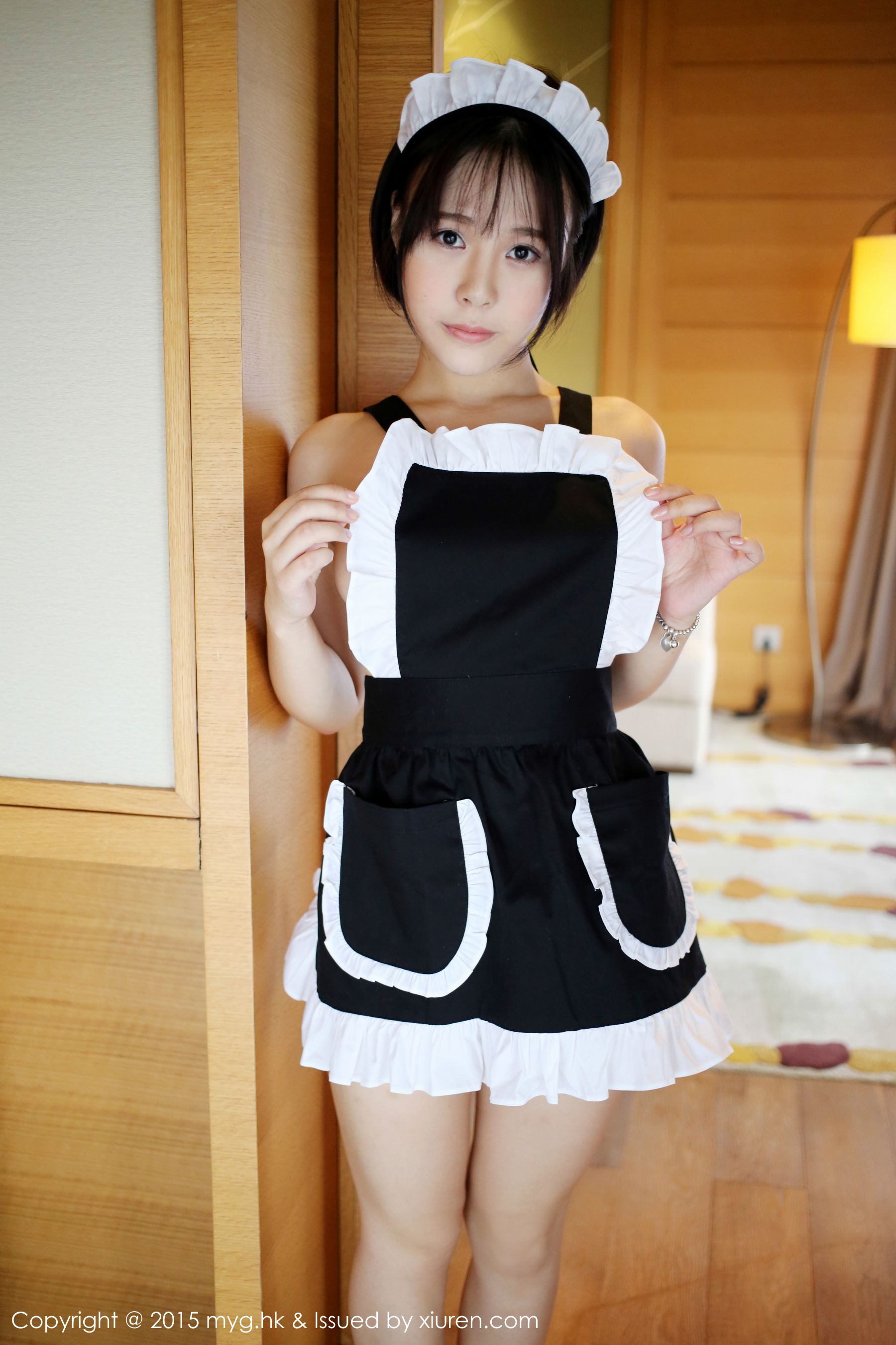 Evelyn Alley Sexy Maid Costume Miyuan Pavilion Mygirl VOL.157