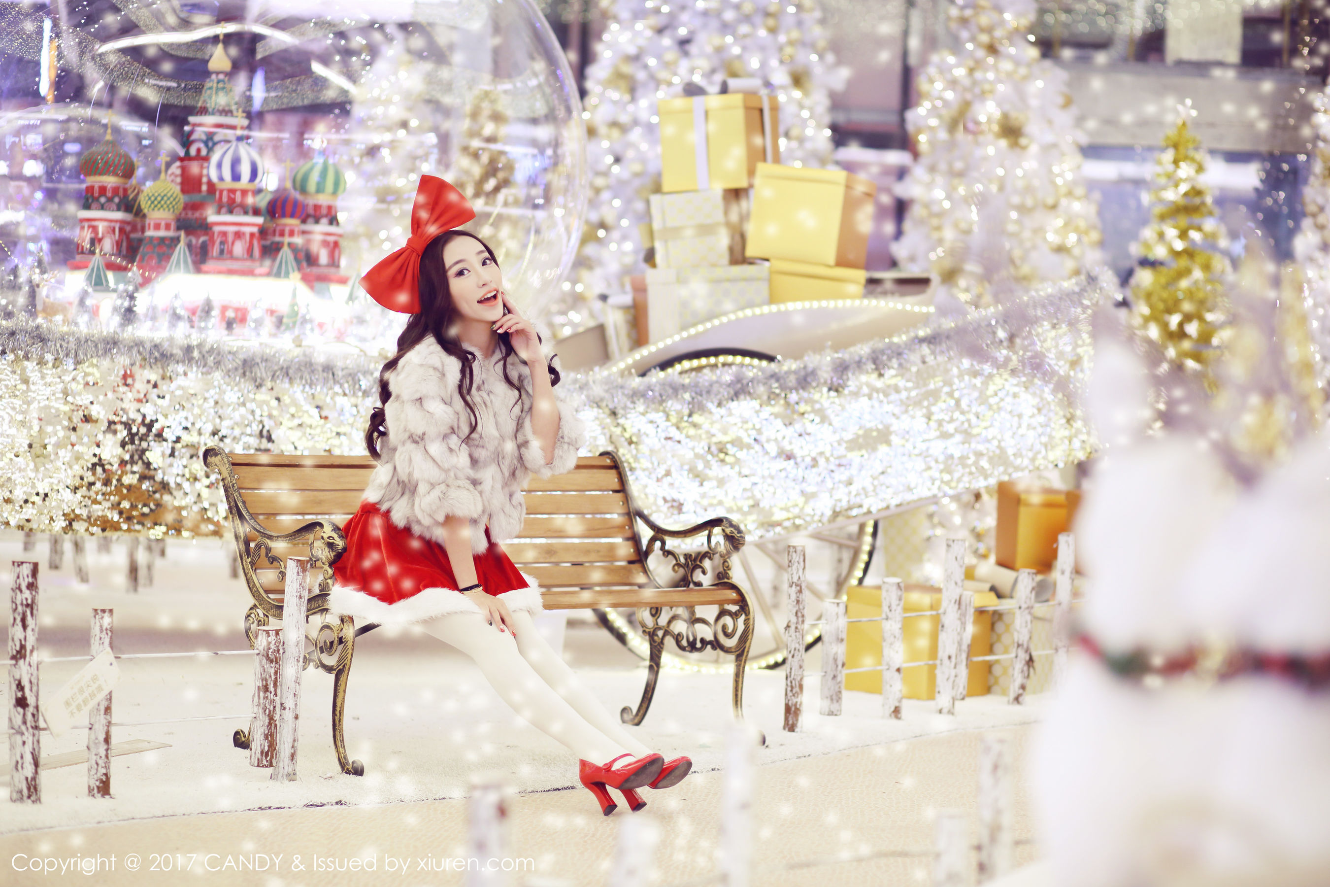 Meng Qiqi/Prince's Princess/Unknown Christmas Gift Net Red Pavilion Candy Vol.047