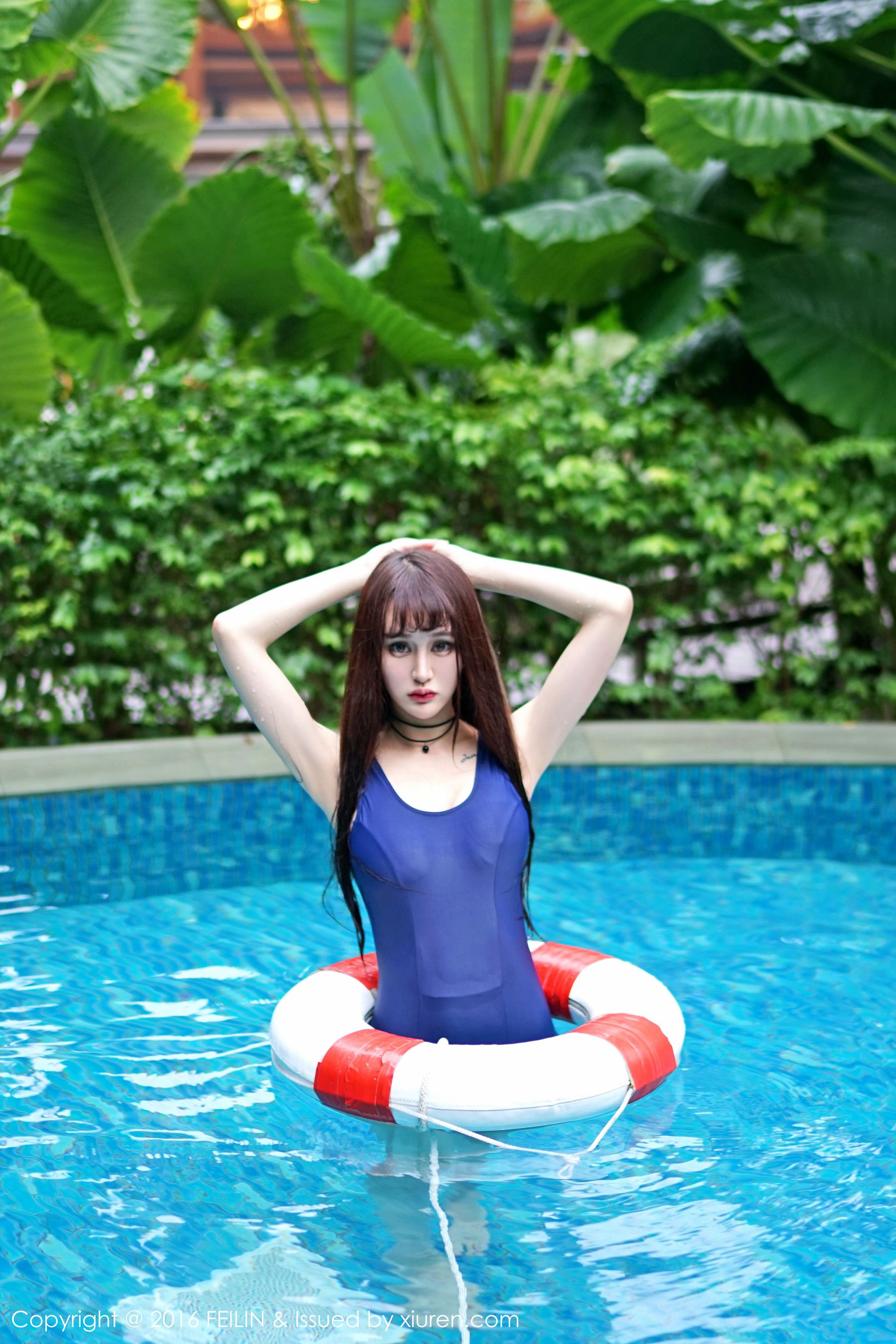 Cheryl Green Tree Dead Library WaterBikini 囡 Feilin Vol.050