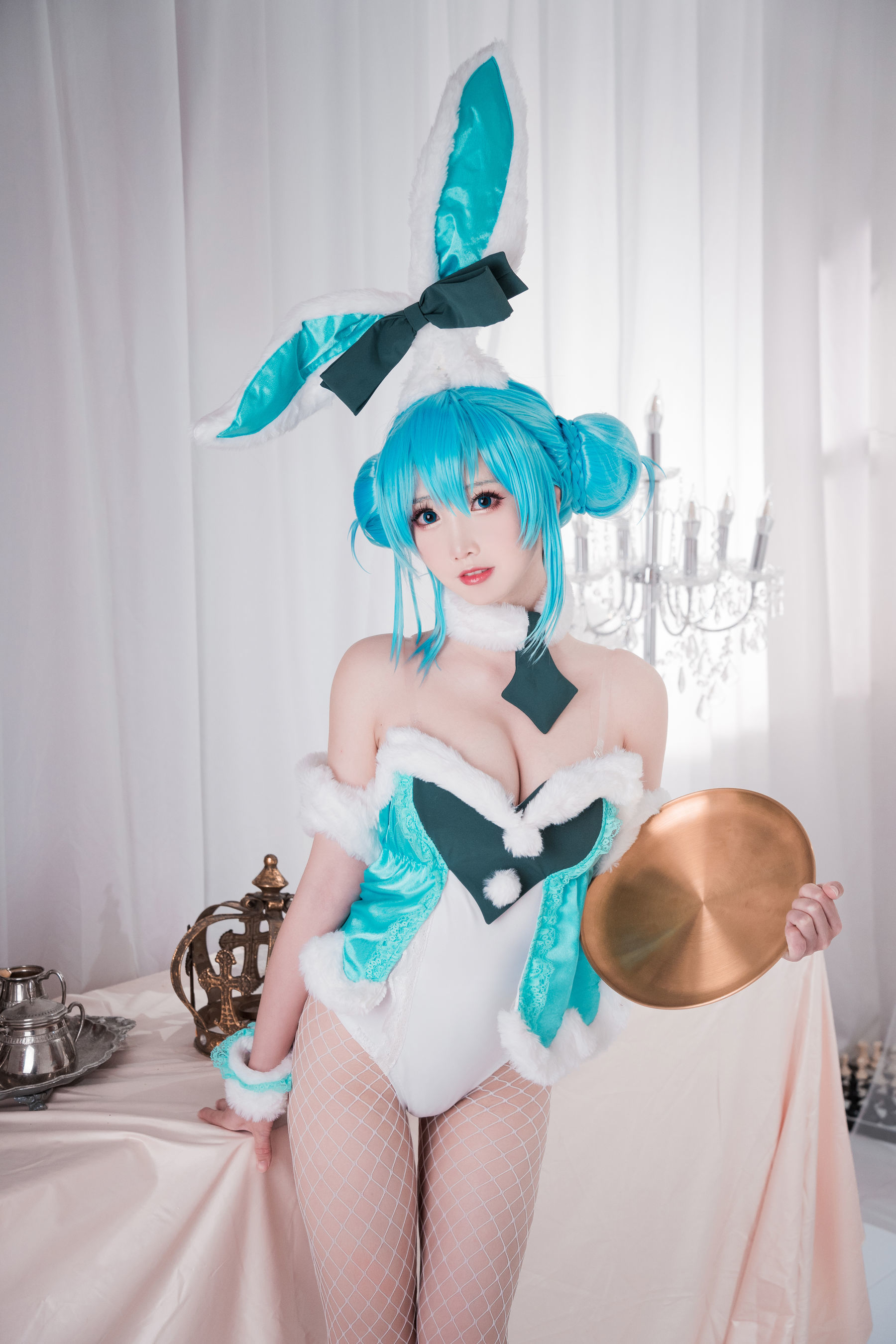 Net Red Coser Cute Popular Coser Noodle Cake Fairy -Hatsune Miku Girl