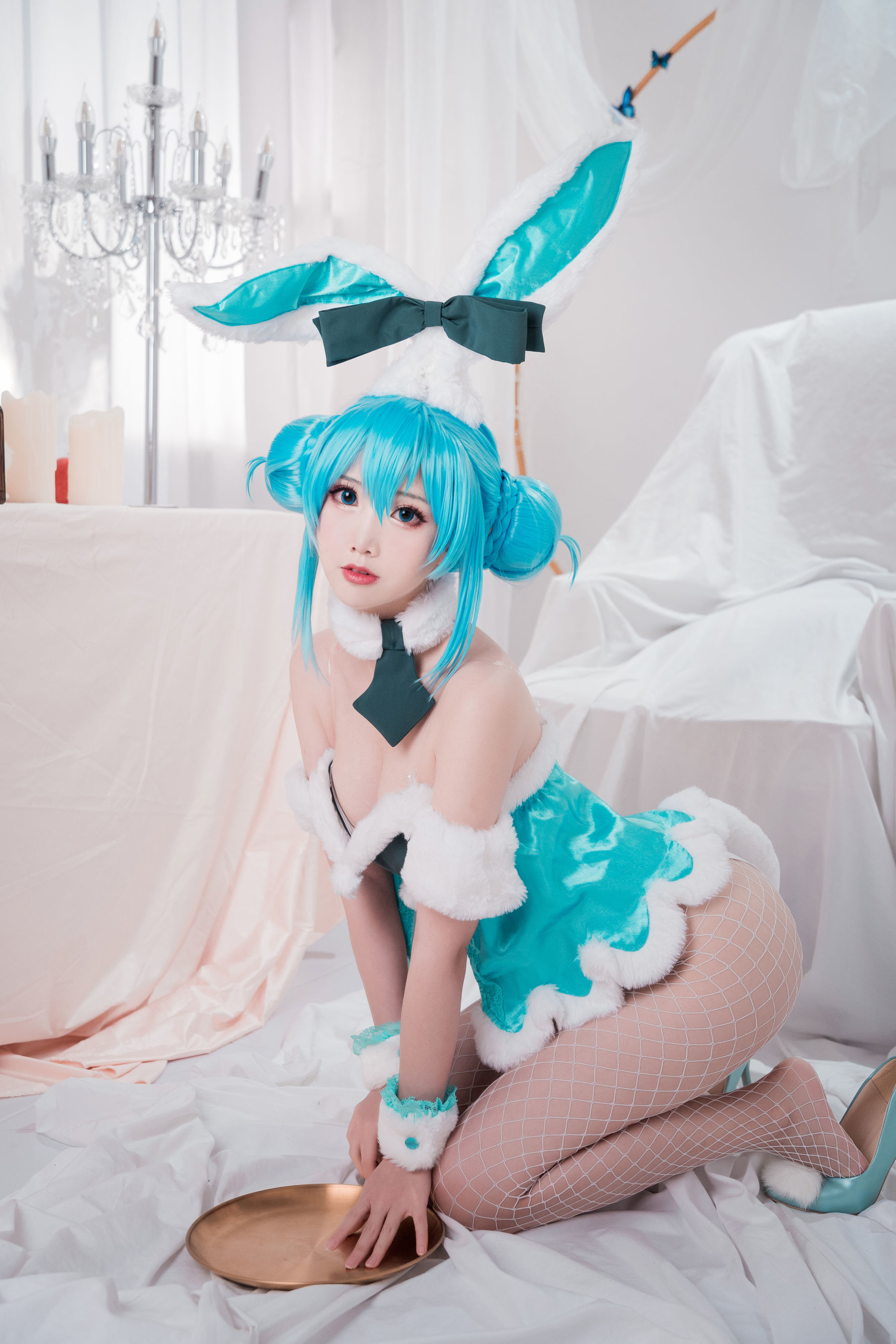 Net Red Coser Cute Popular Coser Noodle Cake Fairy -Hatsune Miku Girl