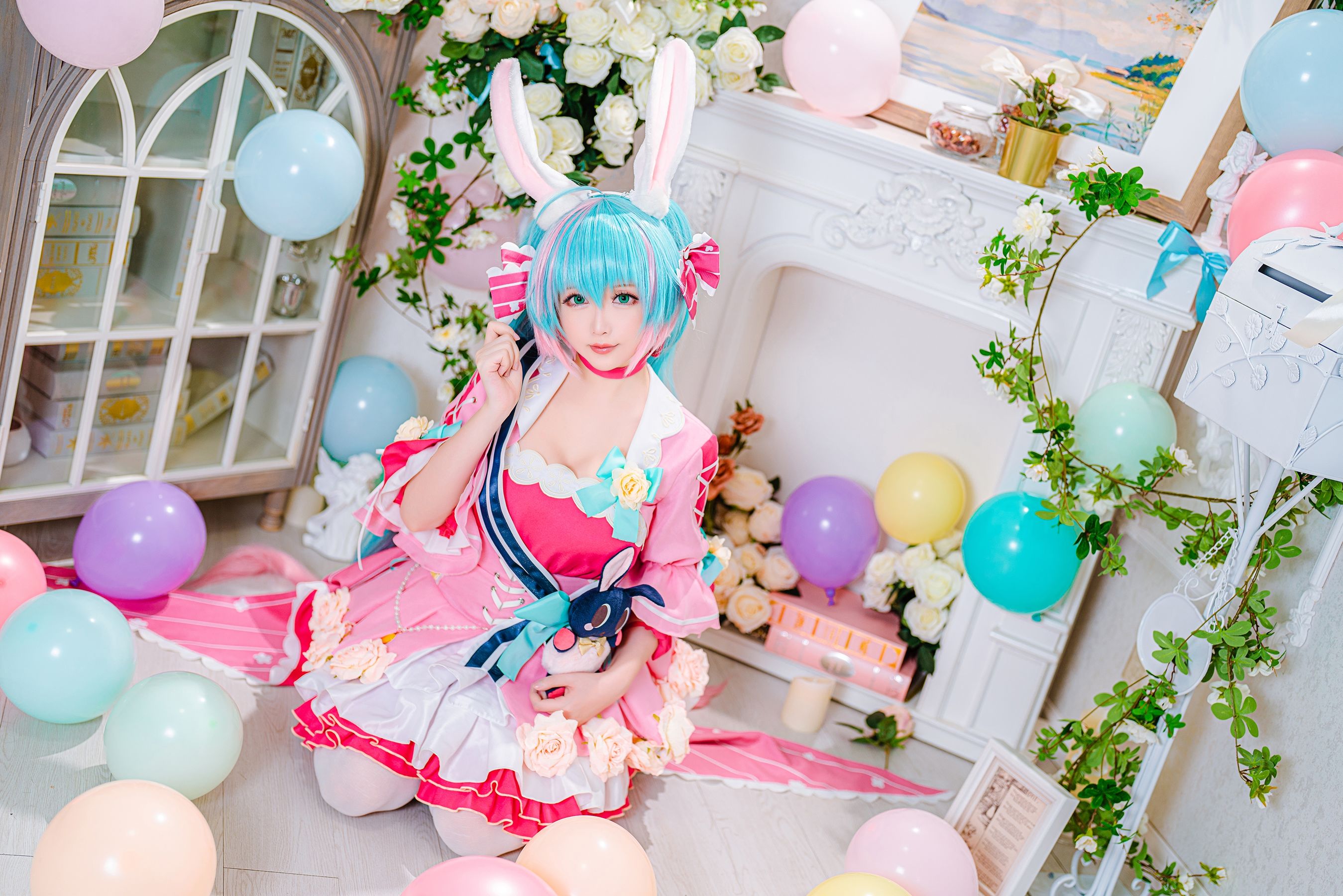 Welfare COS Miss Coser Sister Star Zhi Zhi Zhi -Valentine's Day Dream set group