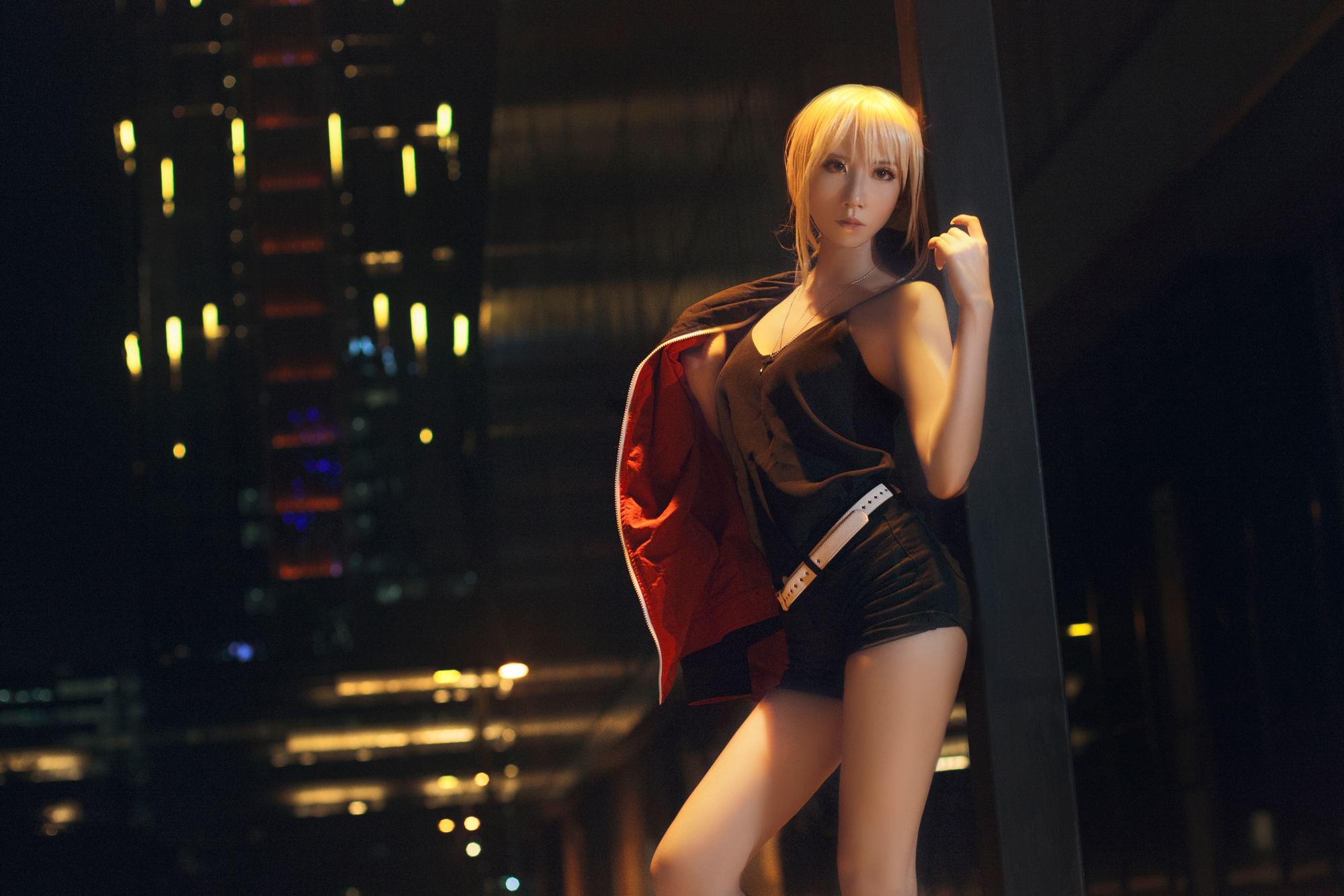 Net Red Coser Photo Half half & amp; Sophie Sophia -Black Zhen 2