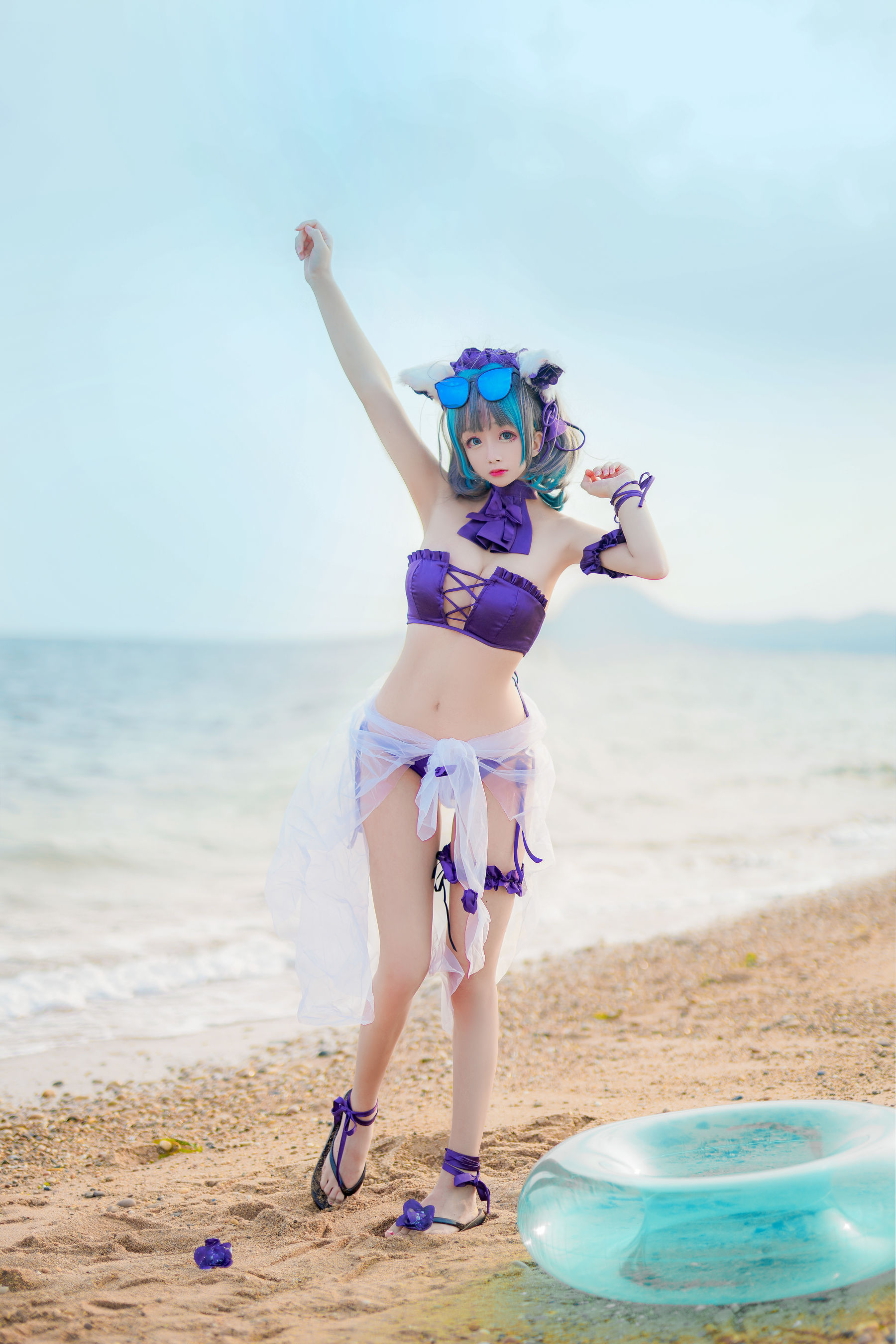 COS Welfare COSPLAY Renai Jiao -Chai County Cat Swimsuit