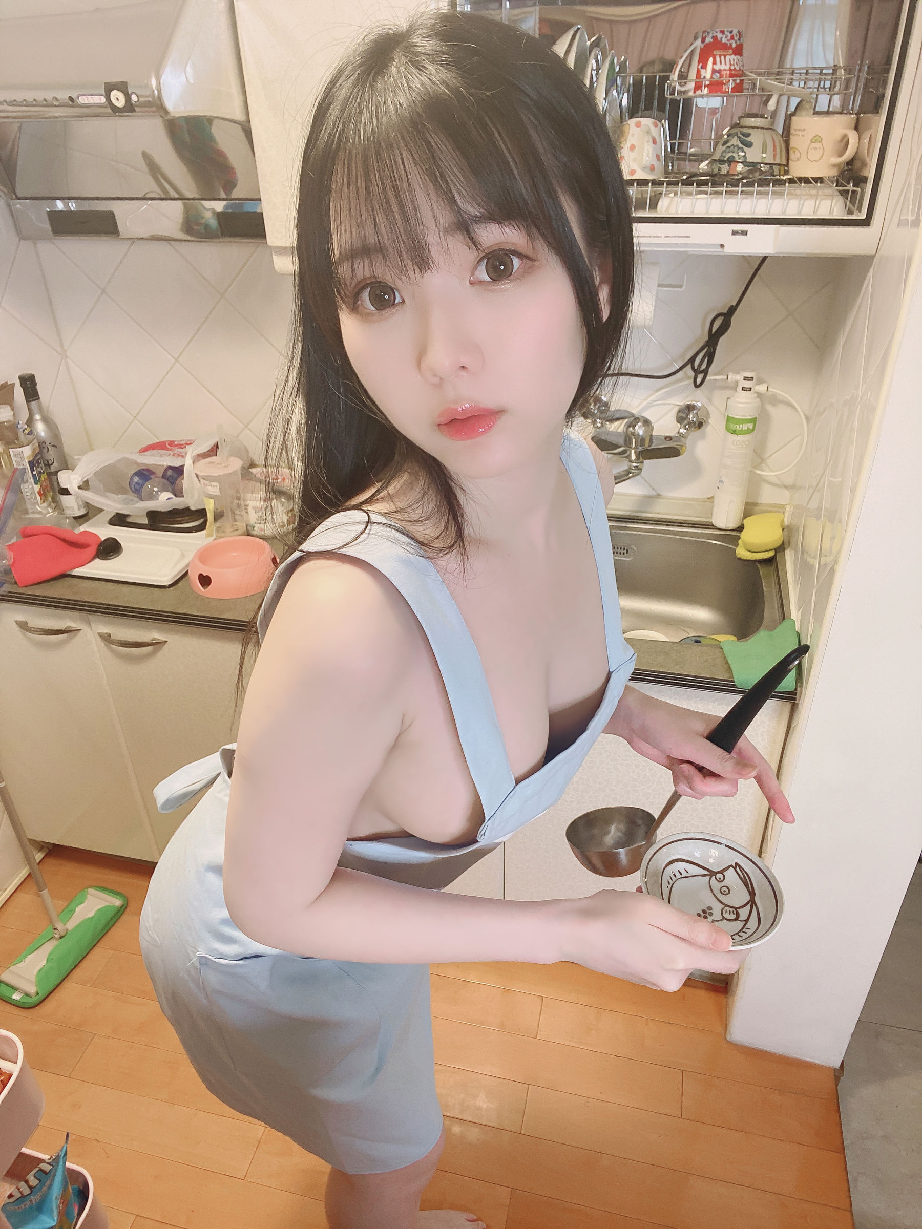 Welfare COS Weibo Girl Paper Cream Moon SHIMO -Naked プロ ン __━ (___) ━