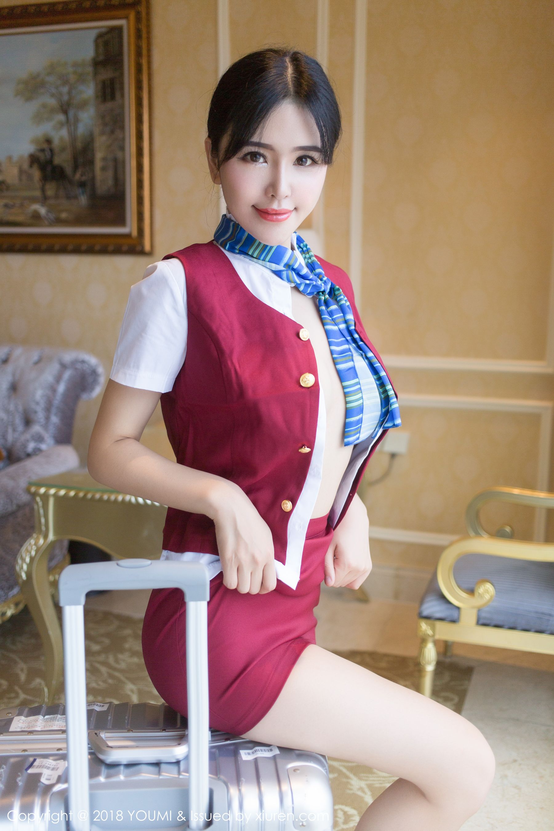 Liu Yier's Air Train Uniform Youmihui Youmi Vol.157