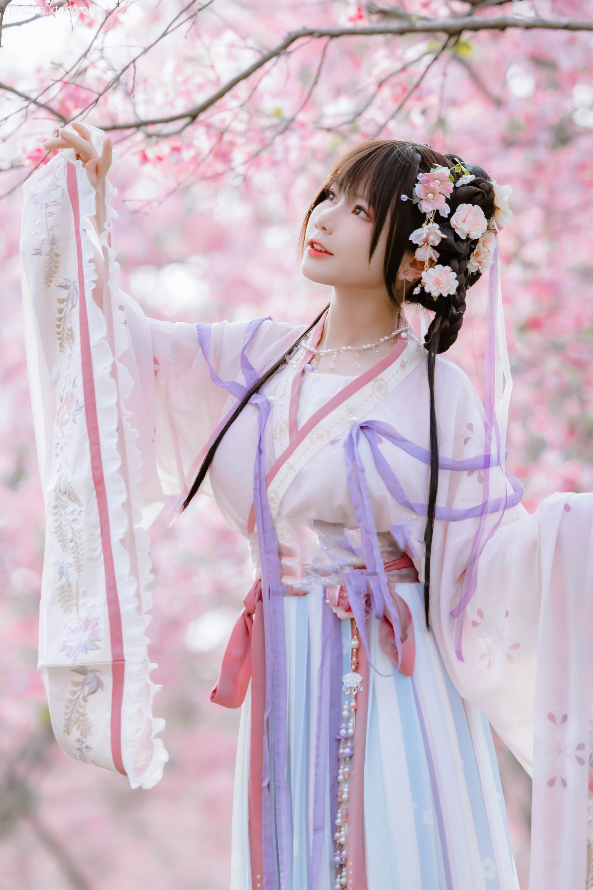 Meow Nyako -Sakura Hanfu Flower God Pray 52P -219MB