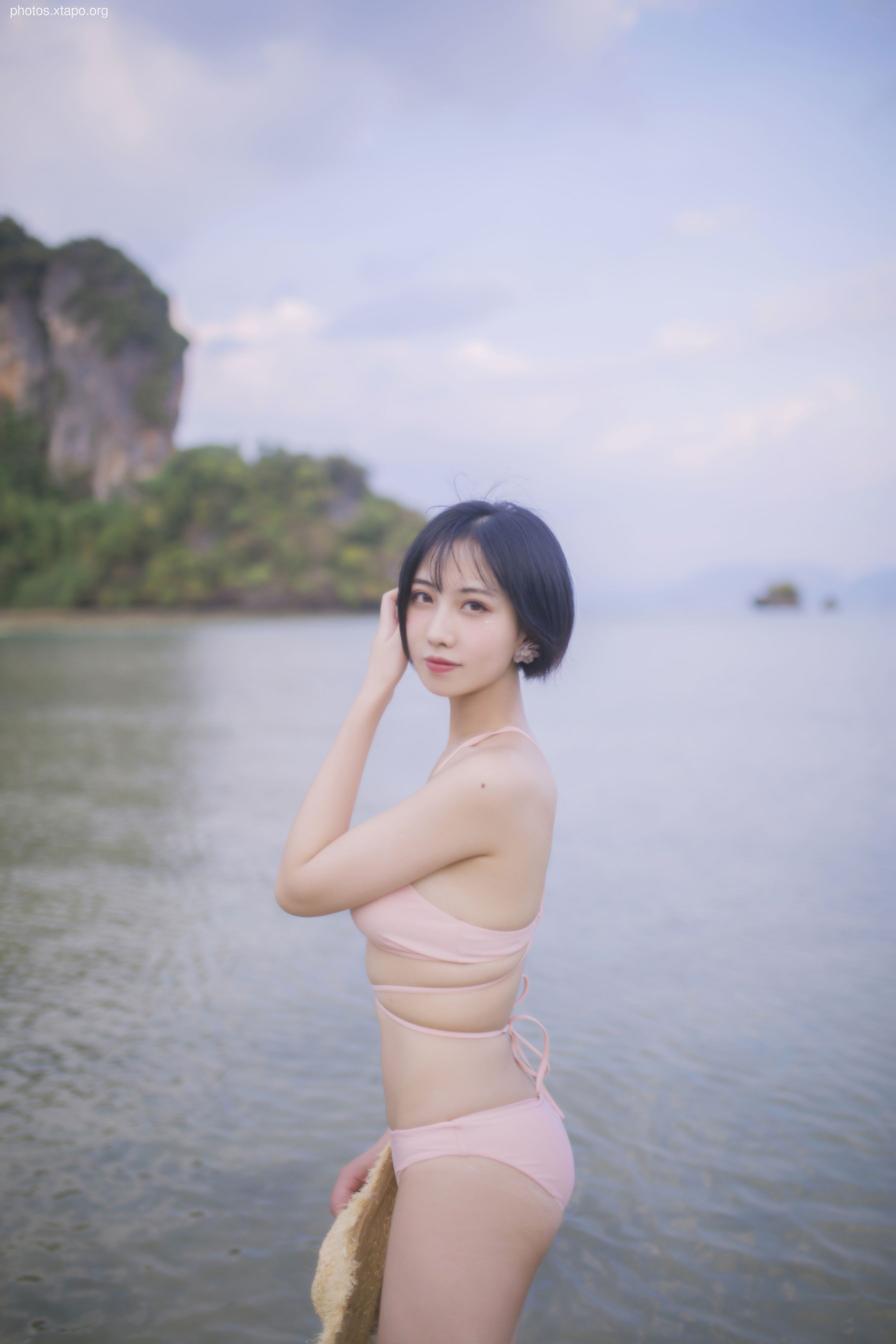 No.020 pink swimsuit 30p-235MB