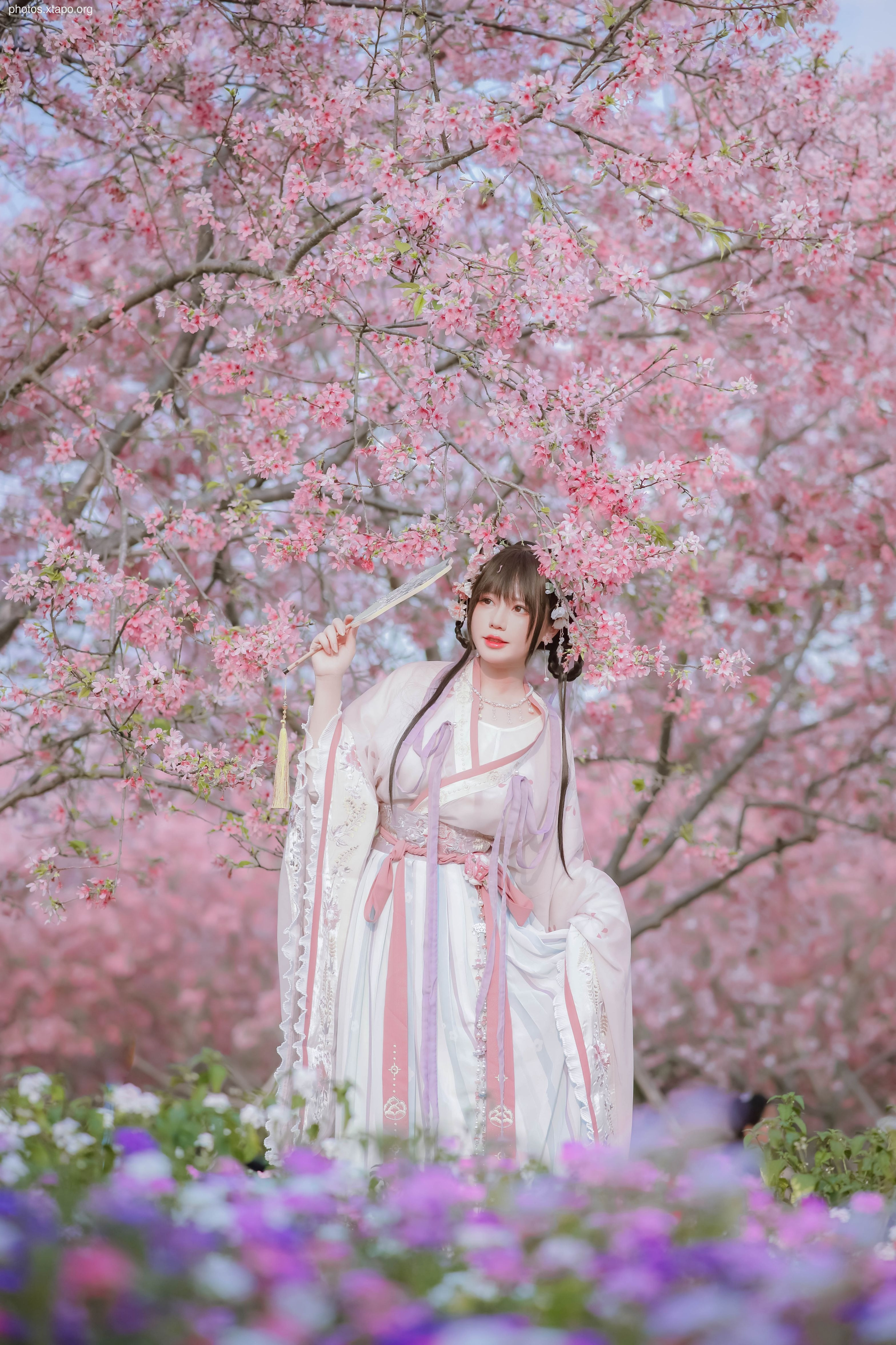 Meow Nyako -Sakura Hanfu Flower God Pray 52P -219MB