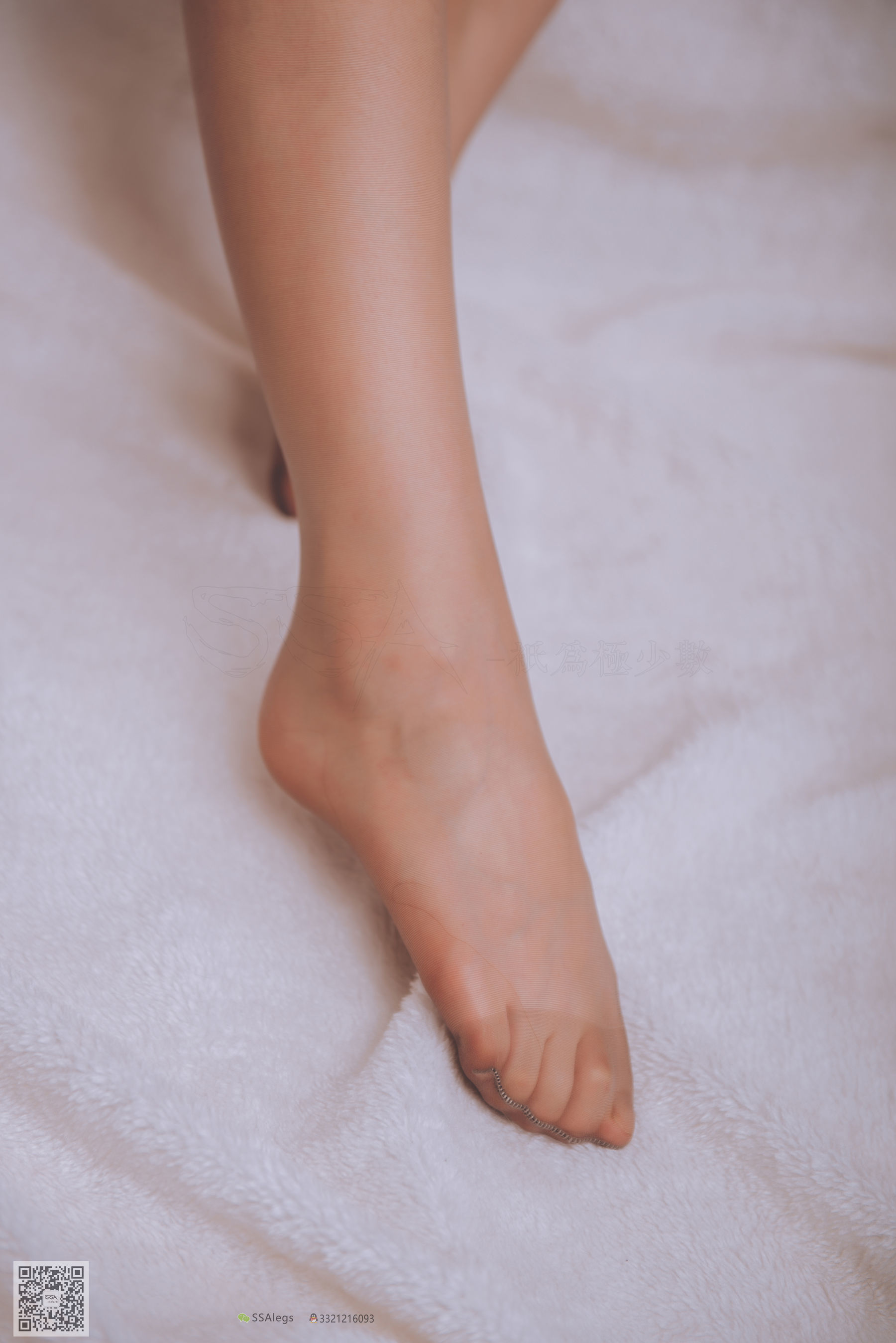 SSA Silk Club Super Qing photo No.020 Xiao Qiqi female secretary secretary boudoir gray stockings