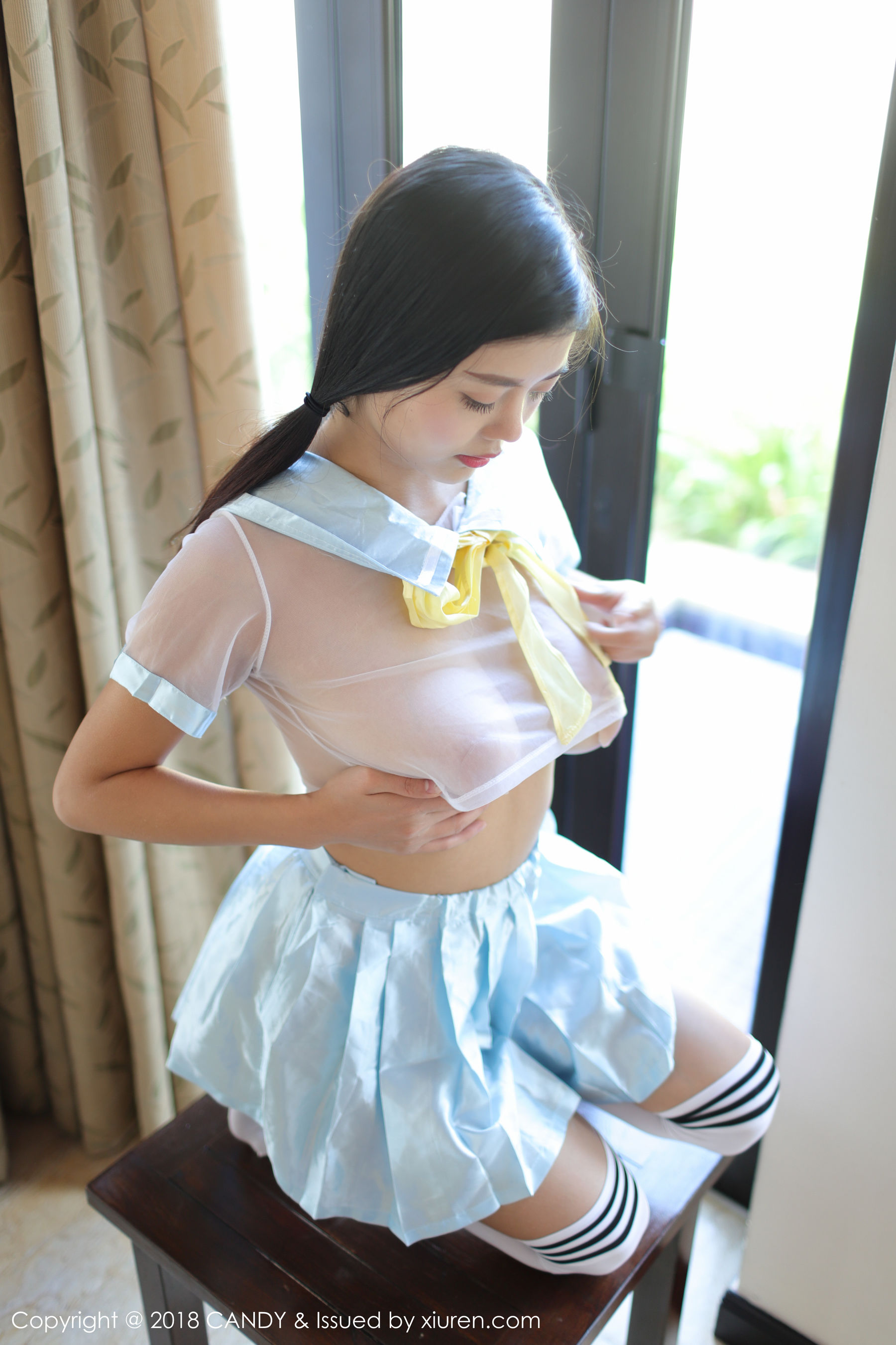 Mieko Lin Mei -k Sexy Belly BoardPerspective Student Clothing Net Red Pavilion Candy Vol.057