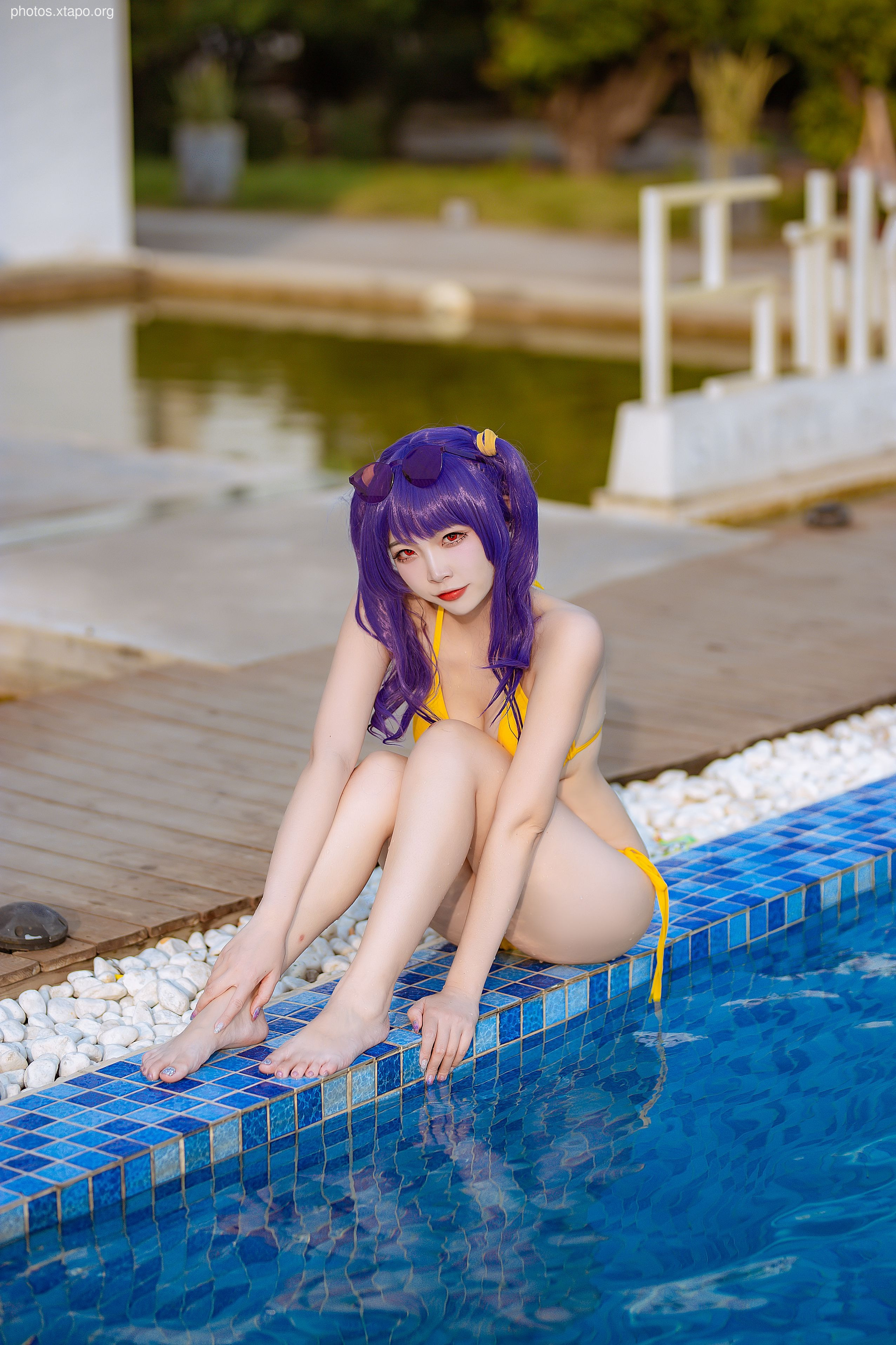 Erzuo Nisa Blue Bora Swimsuit 20p-364MB