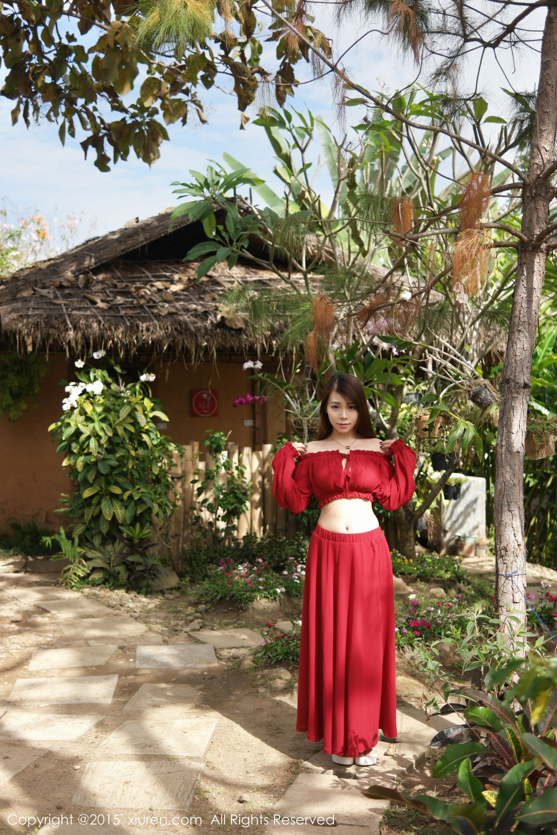 Vetiver Garboy Thailand Travel Long Skirt Series Series Xiuren No. 303