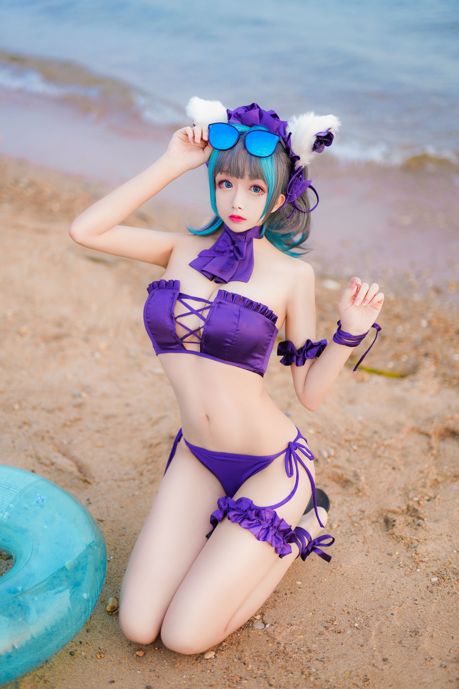 COS Welfare COSPLAY Renai Jiao -Chai County Cat Swimsuit