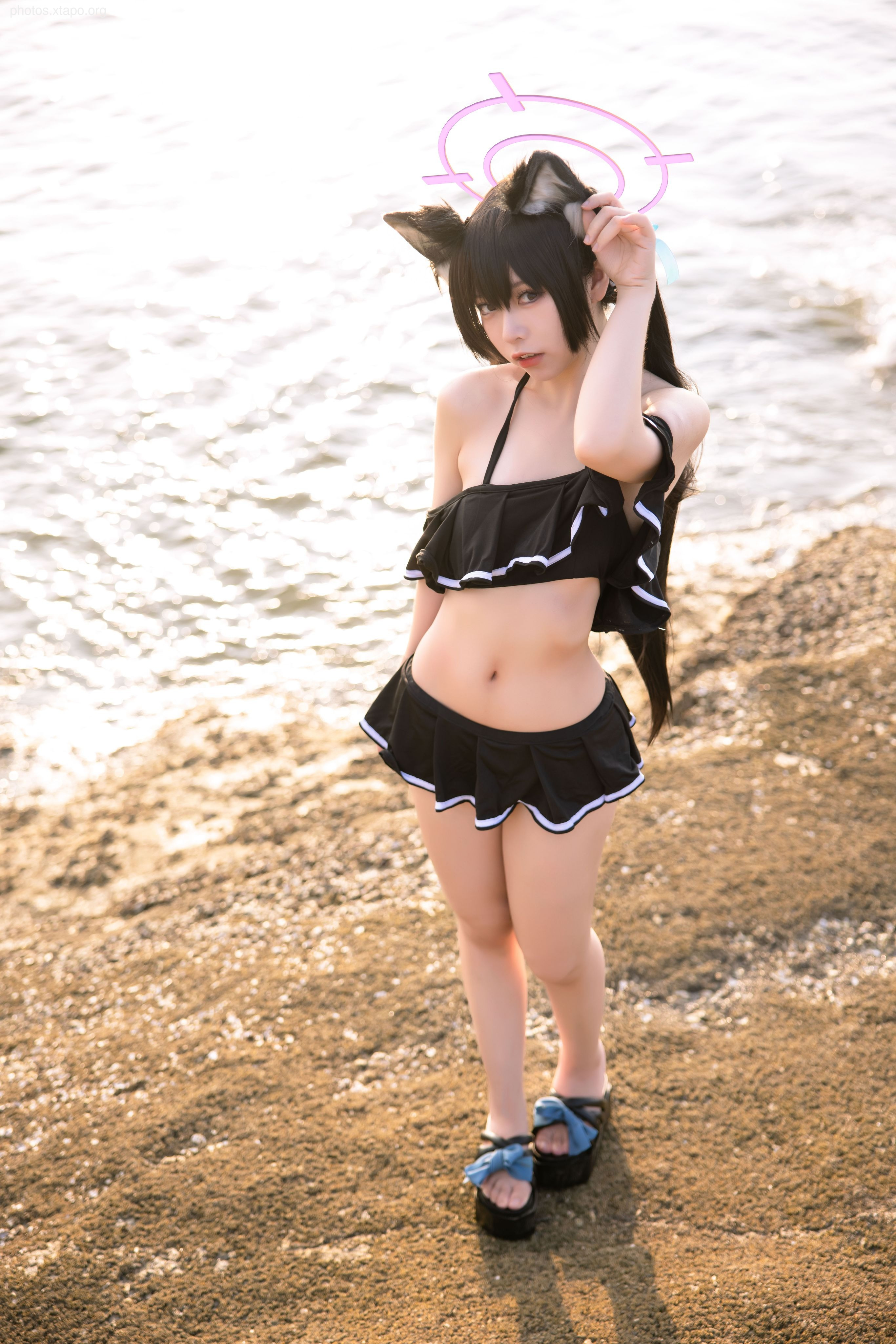 G44 will not be injured in blue archives black see Qin Xiang swimsuit 20p