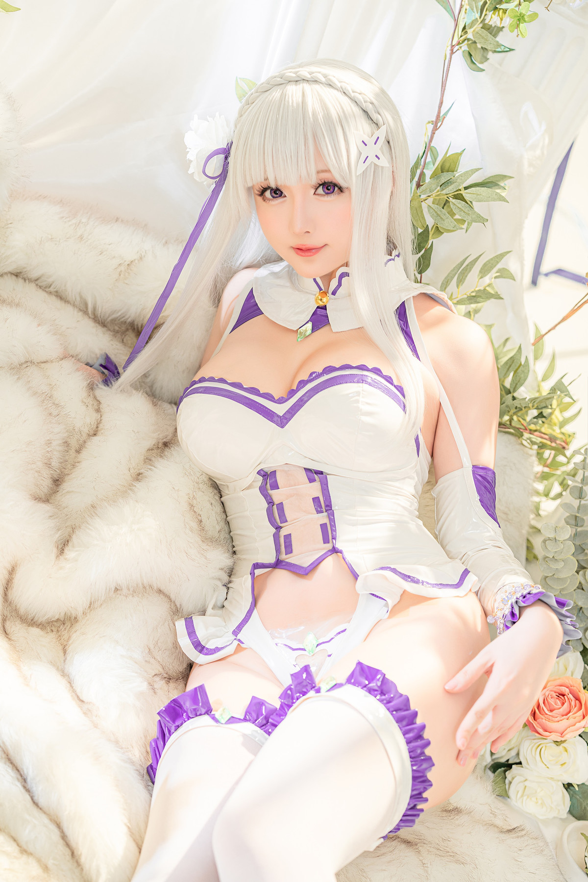 Hoshilily Miss Star Chichi Cosplay Emilia