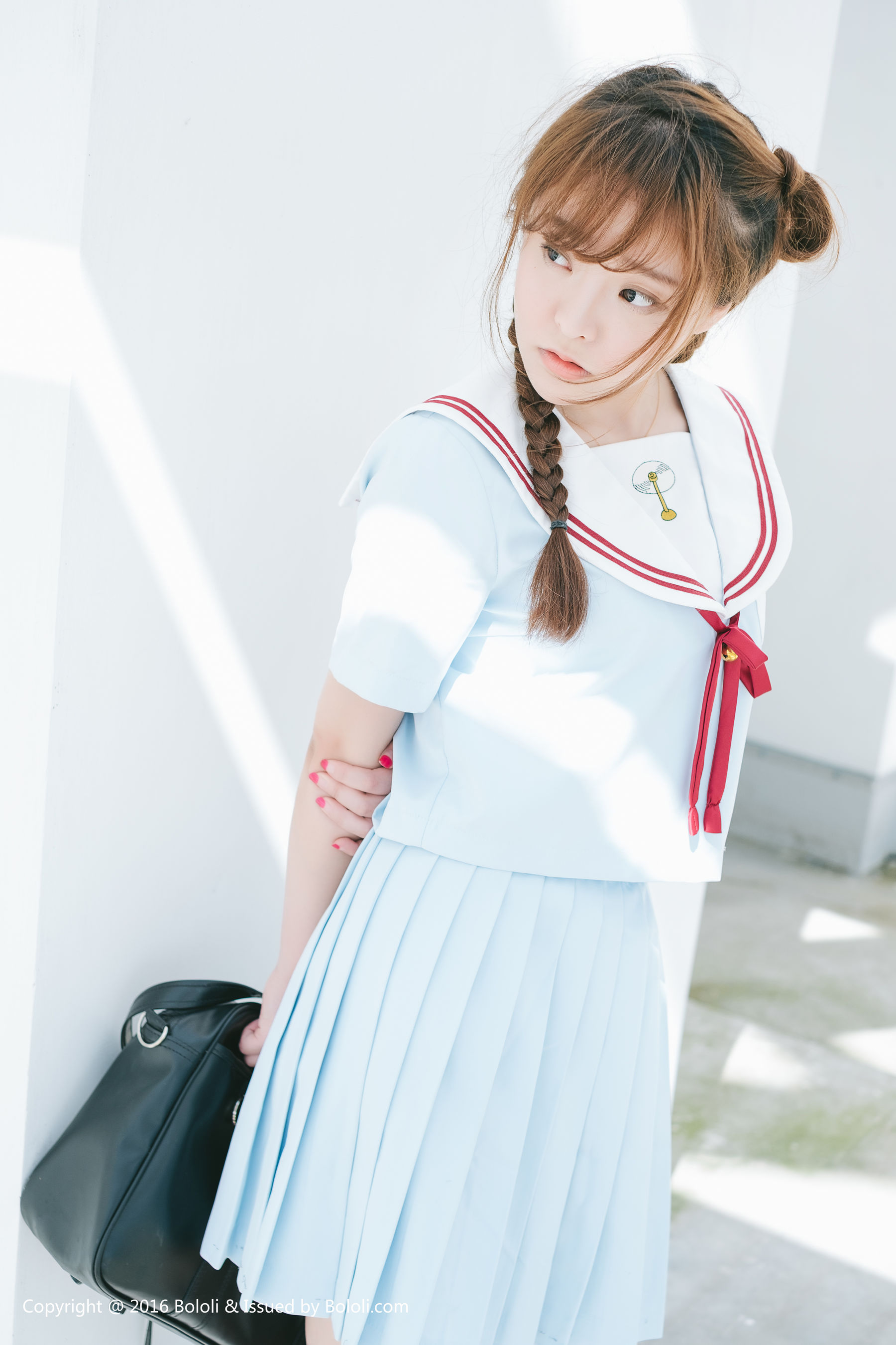 Liu Yanqi Japanese School Uniform Girl Qi Meng Culture KIMOE VOL.025