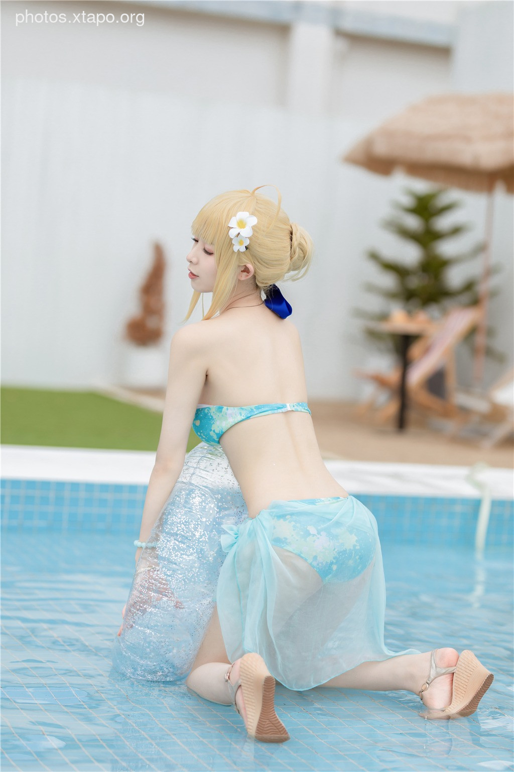 Frontier v - Artoria Pendragon Swimsuit 40P45M