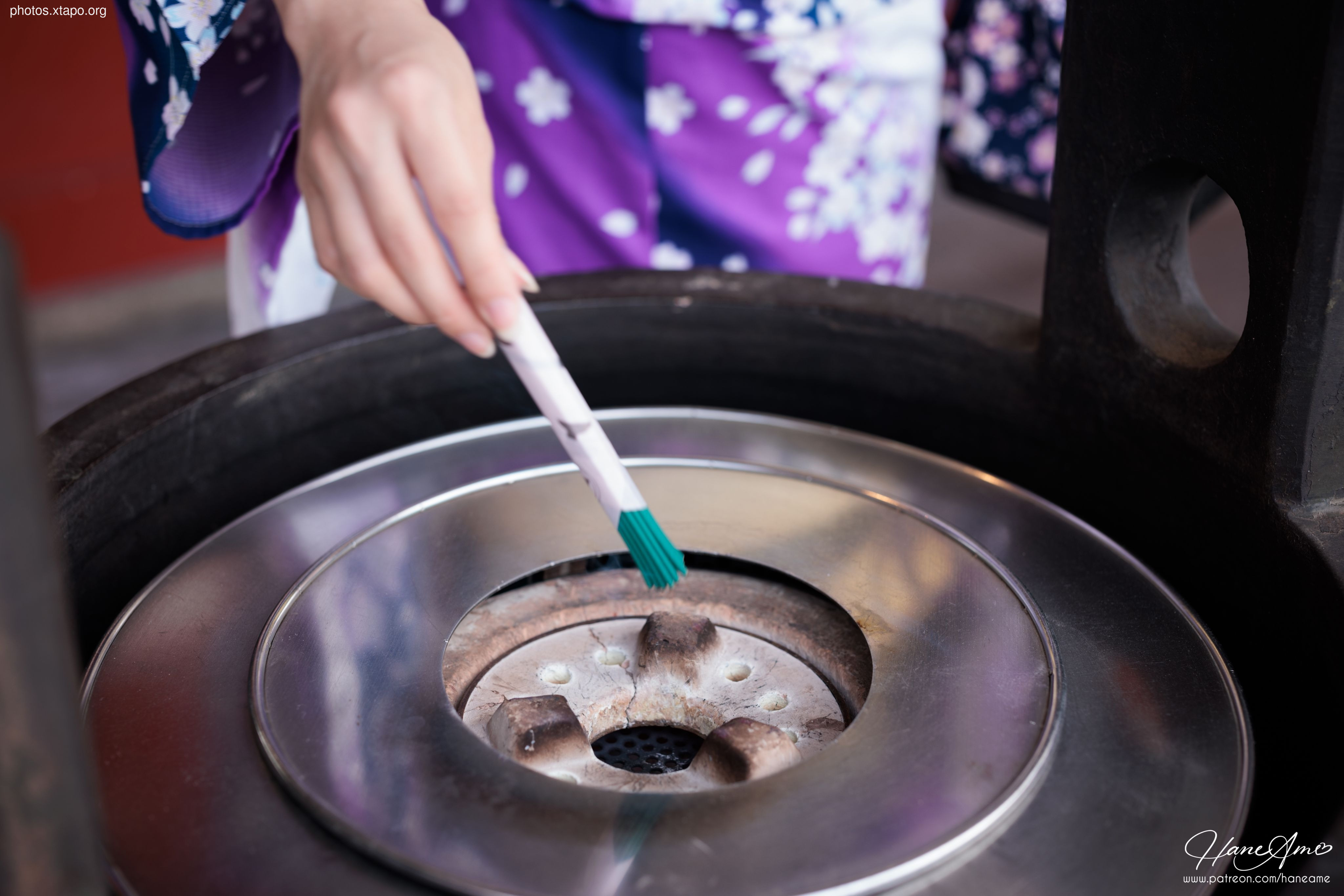 Violet summer yukata