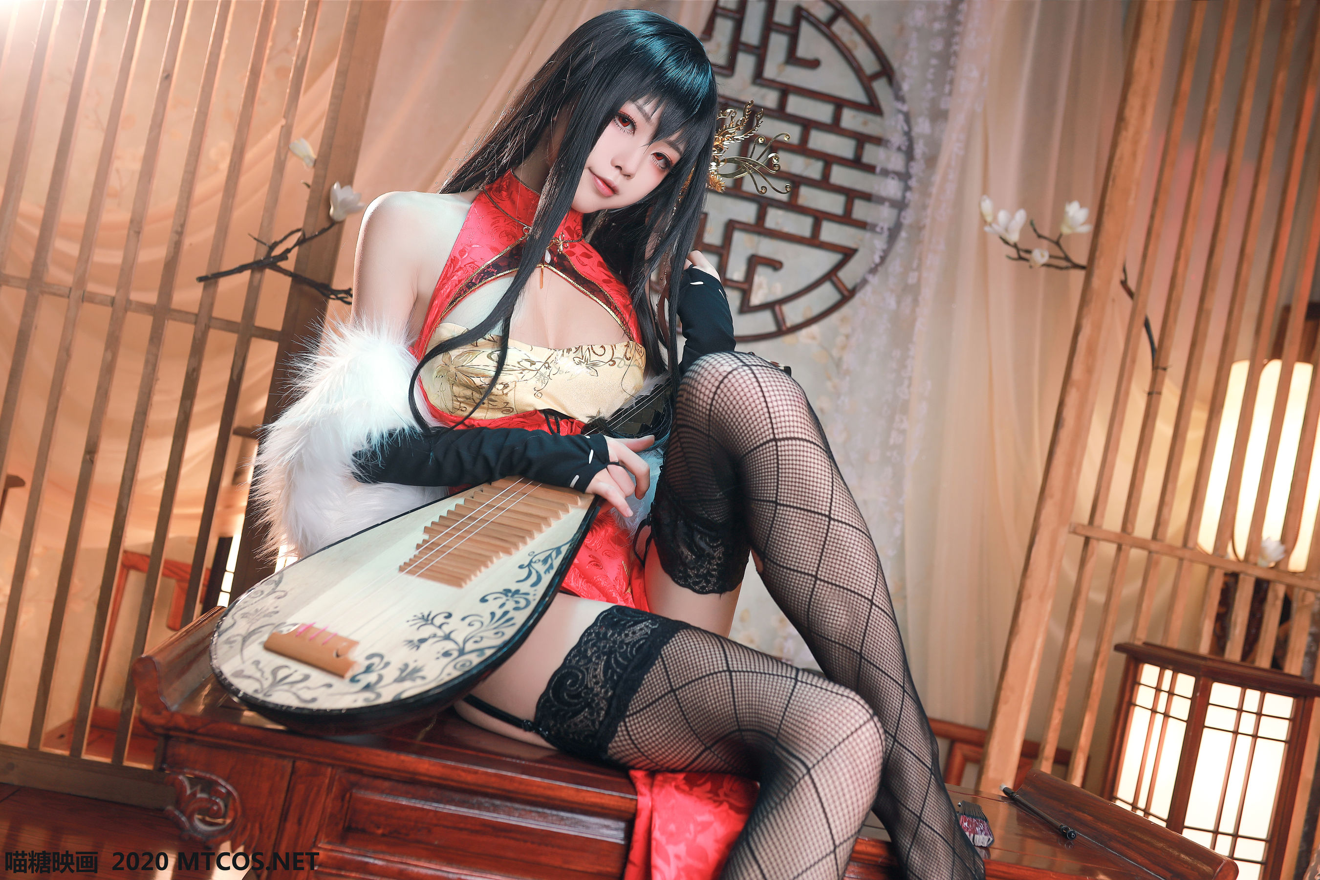 Meow Sugar Painting HML.004 Shuimiao Aqua Shuimiao Dafeng Cheongsam Cheongsam