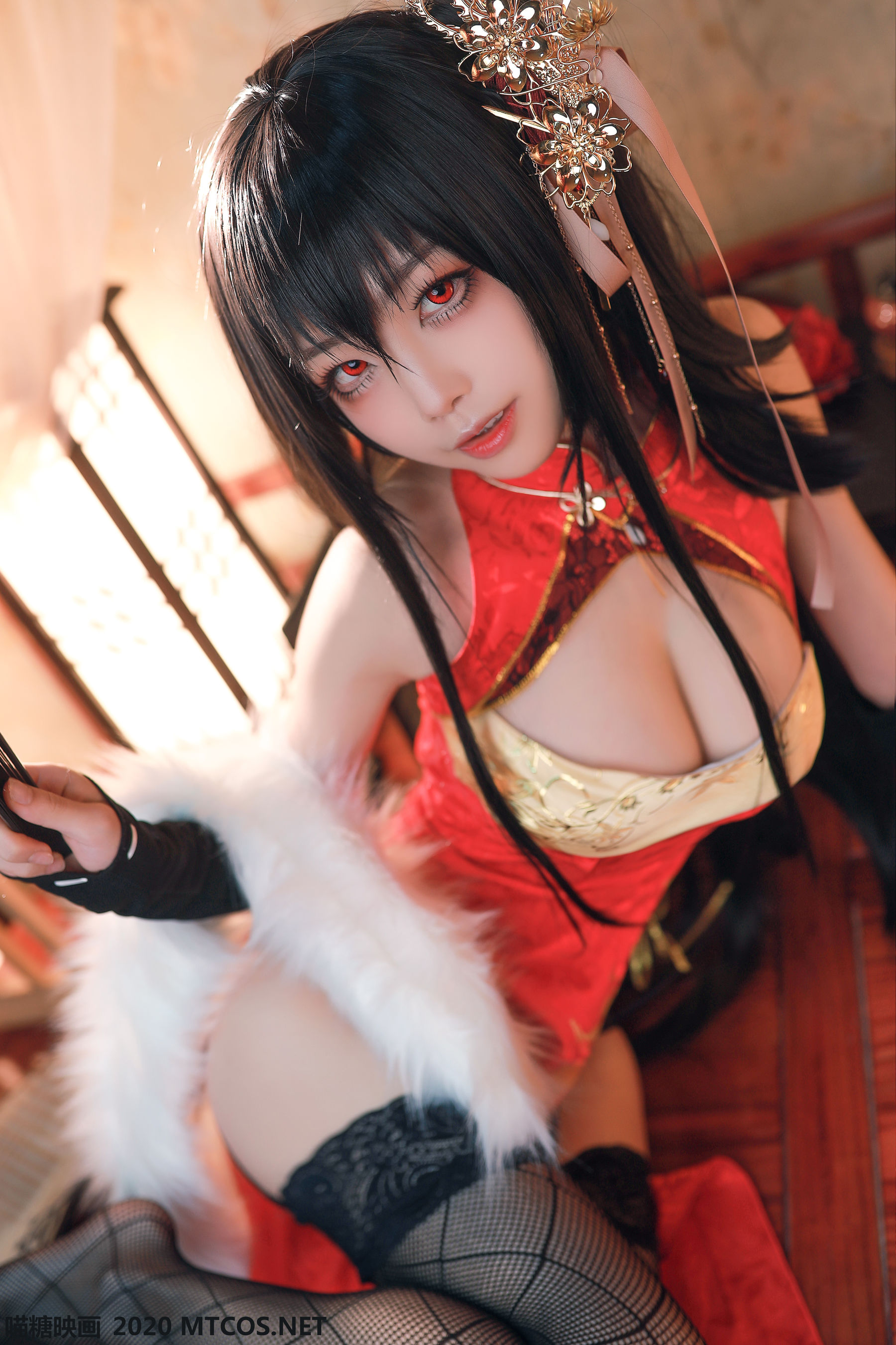 Meow Sugar Painting HML.004 Shuimiao Aqua Shuimiao Dafeng Cheongsam Cheongsam