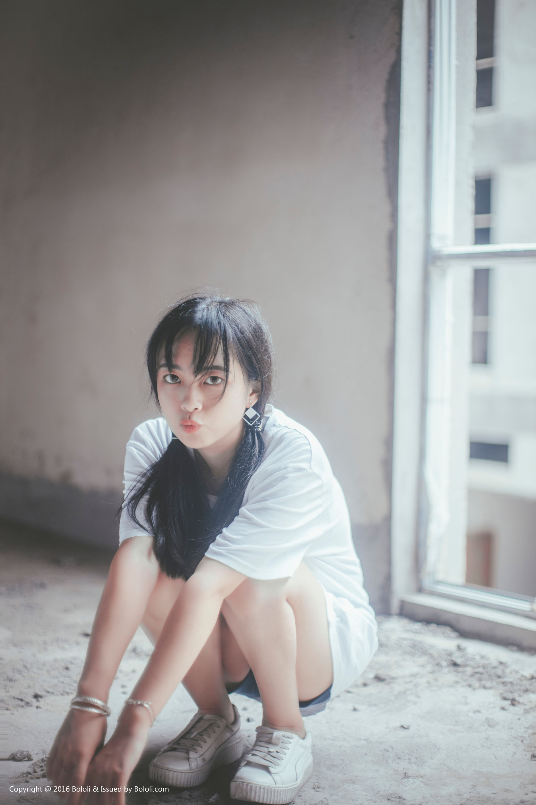 Super fierce Nuo Japanese Double Ponytail Girl Kimoe Que Meng Culture Kim020