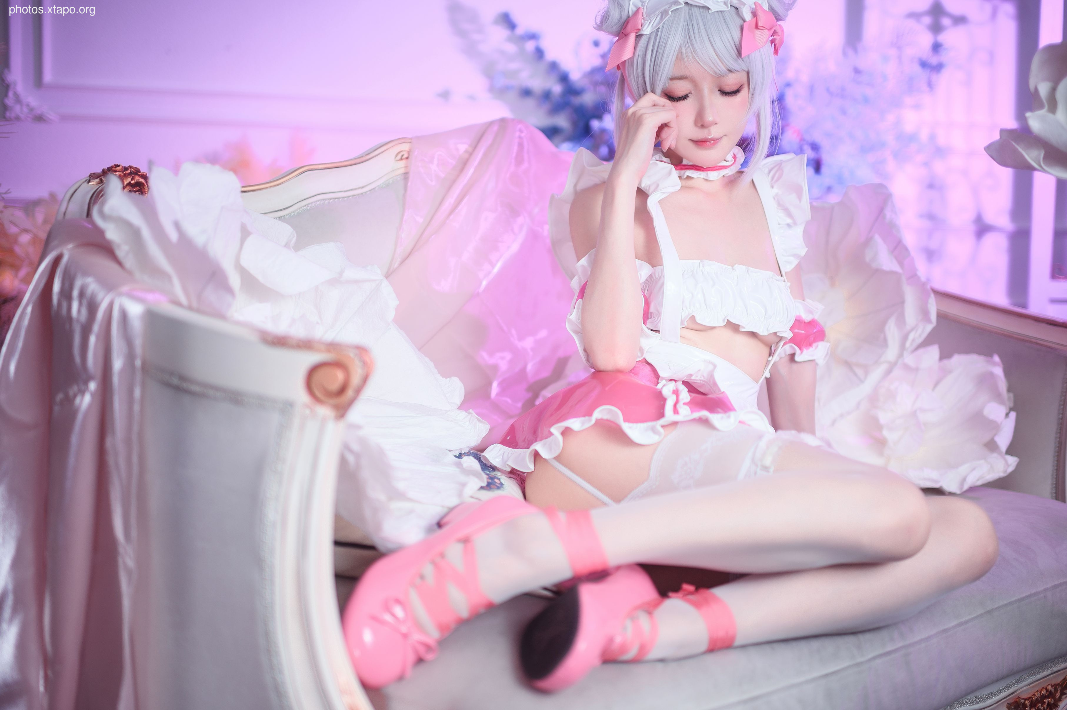 Abao is also a maid of the Tanabai Tanabata Powder Maid 49P-553MB