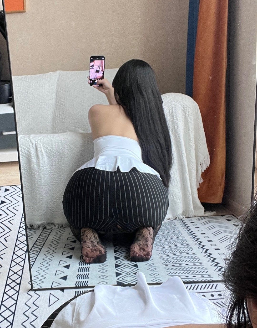 Welfare COS Goddess Feng Fan Xiao Wang's best peach hip extreme -Welfare 3