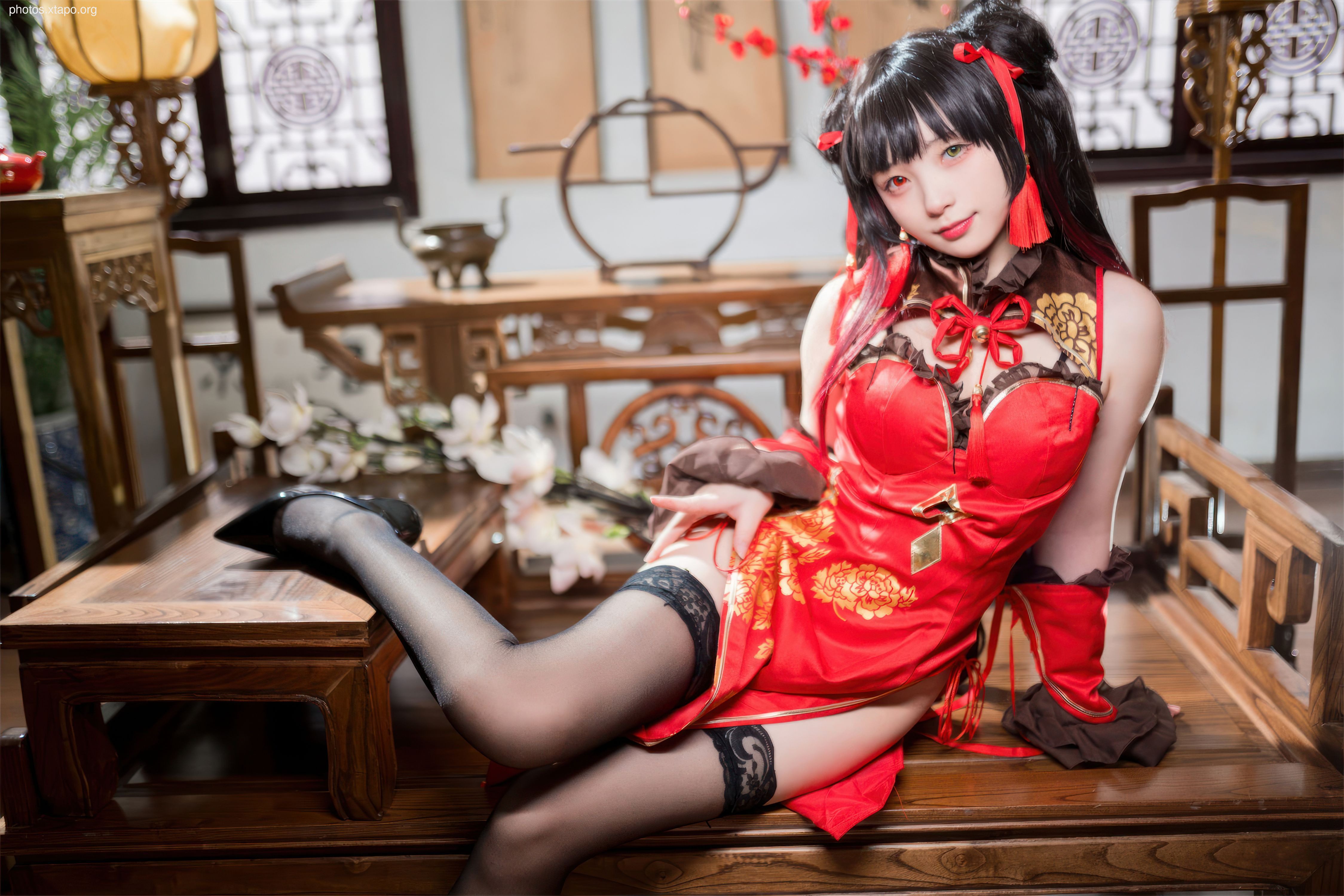 Flower Bell Tokisaki Kurumi Cheongsam 66P