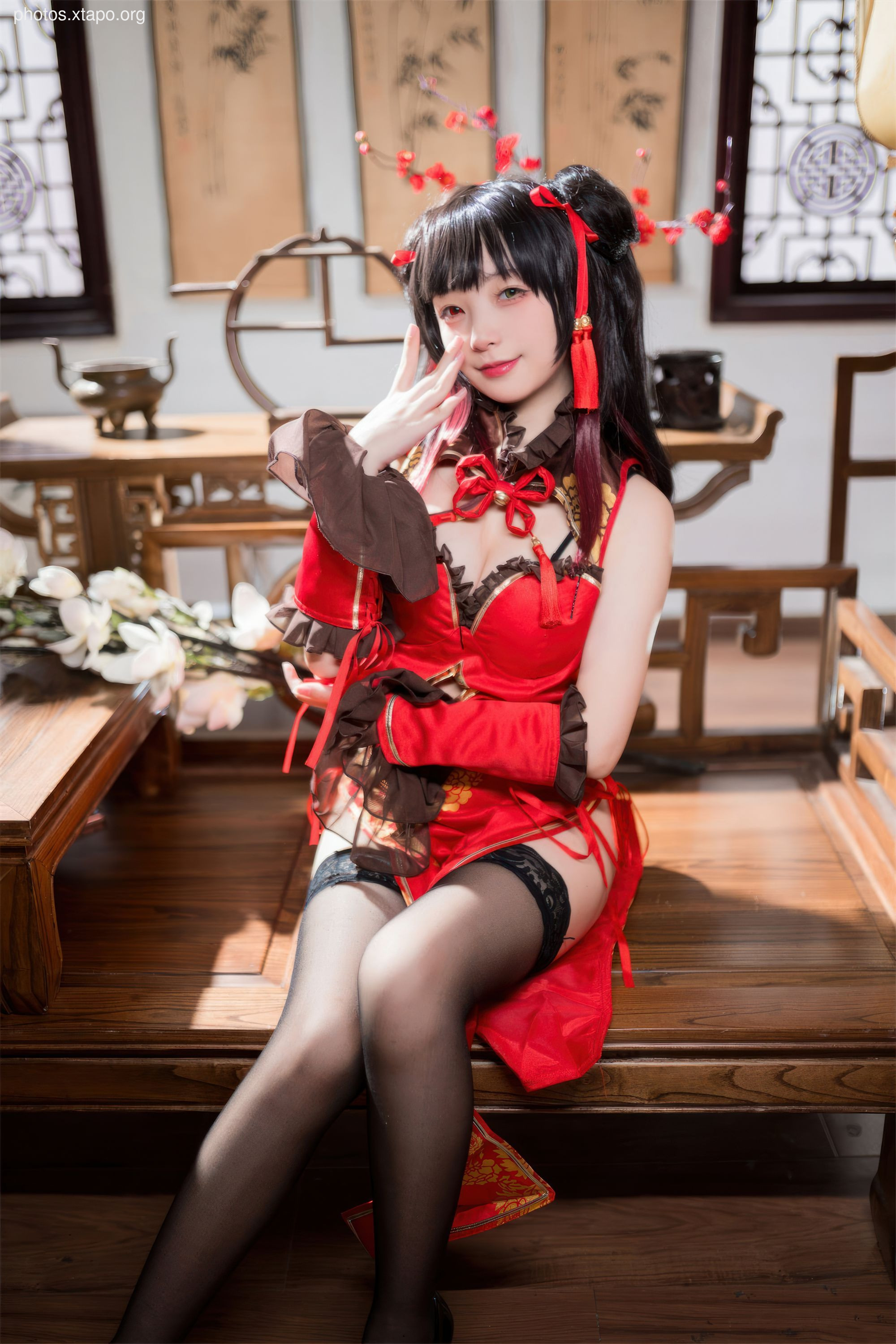 Flower Bell Tokisaki Kurumi Cheongsam 66P