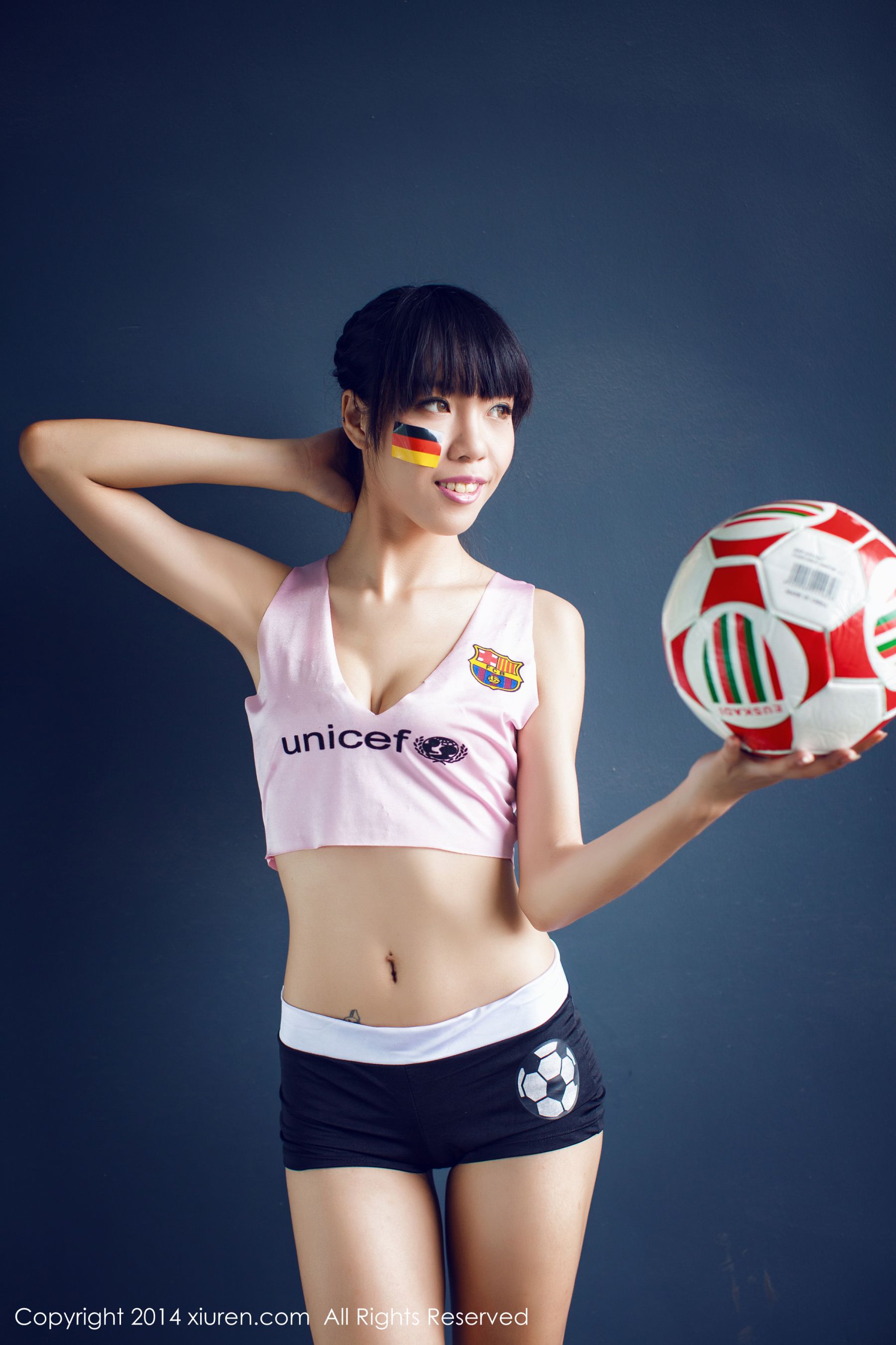 2014 Brazil World Cup Football Baby Collection Xiuren No.159