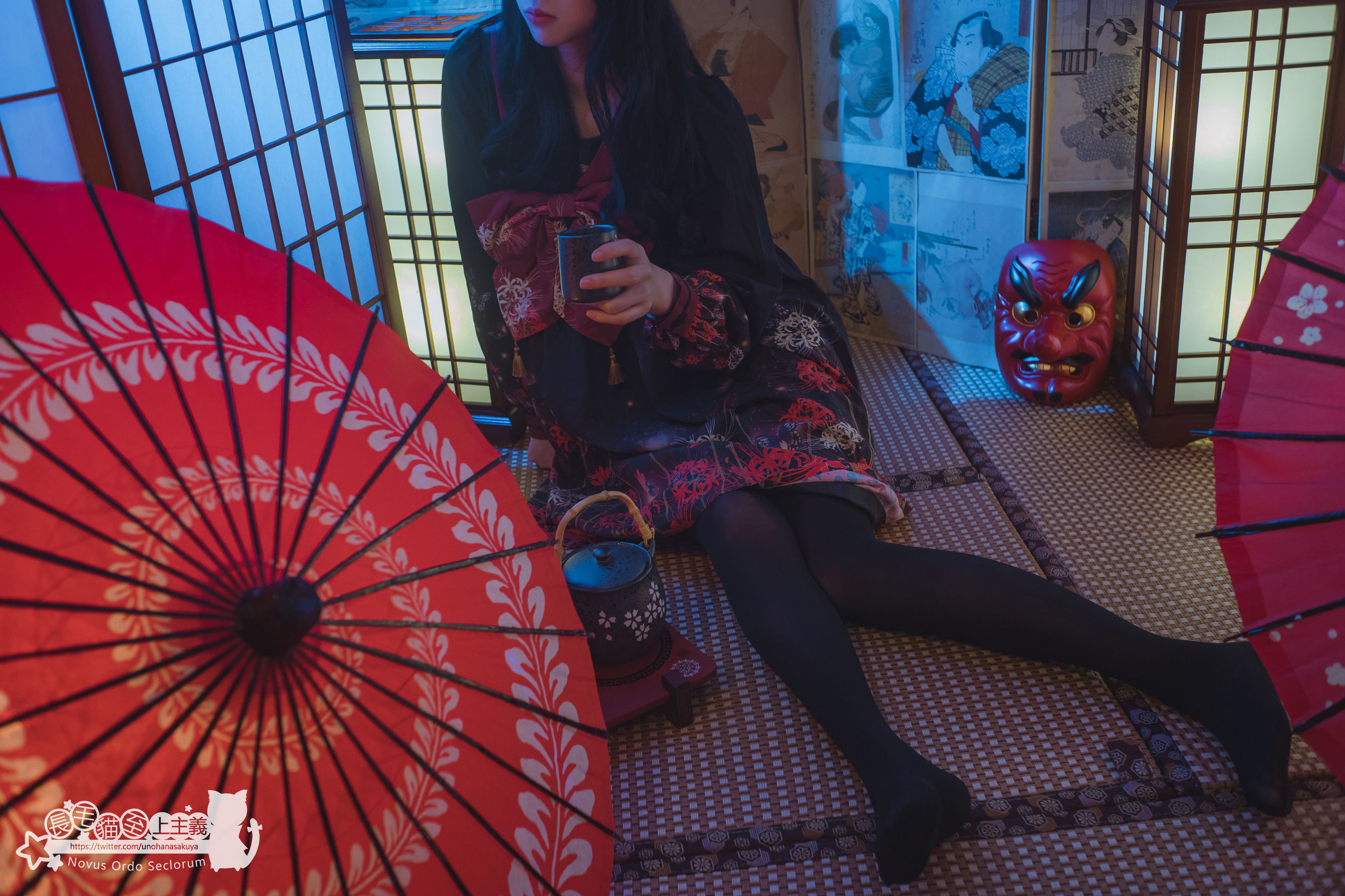 Welfare COS Waiser Kagiki Rin Rin Rin Josei -On the night when cluster amaryllis blooms