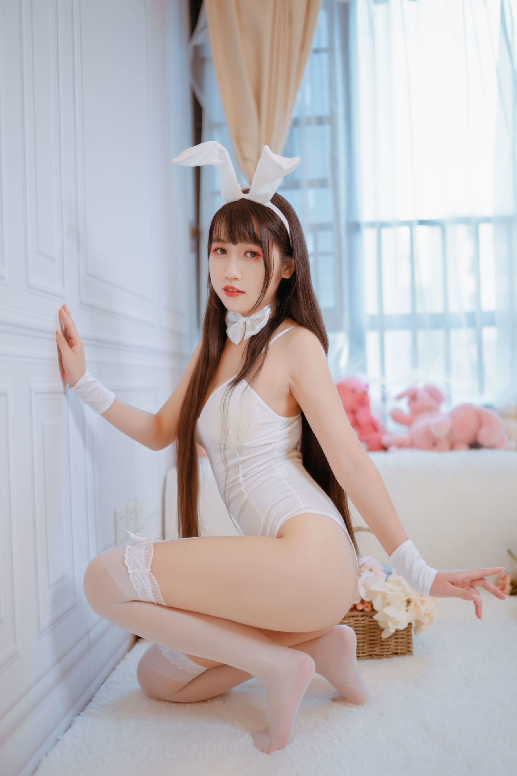 Weibo Popular COSER without cat white rabbit girl