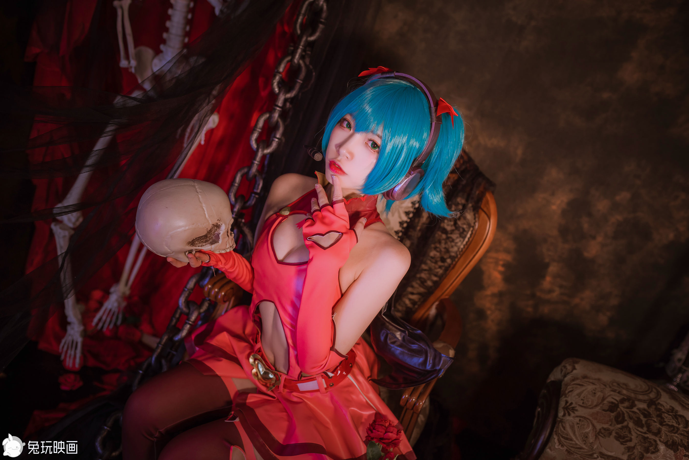 Rabbit Playing Paintings -Chong Little Demon