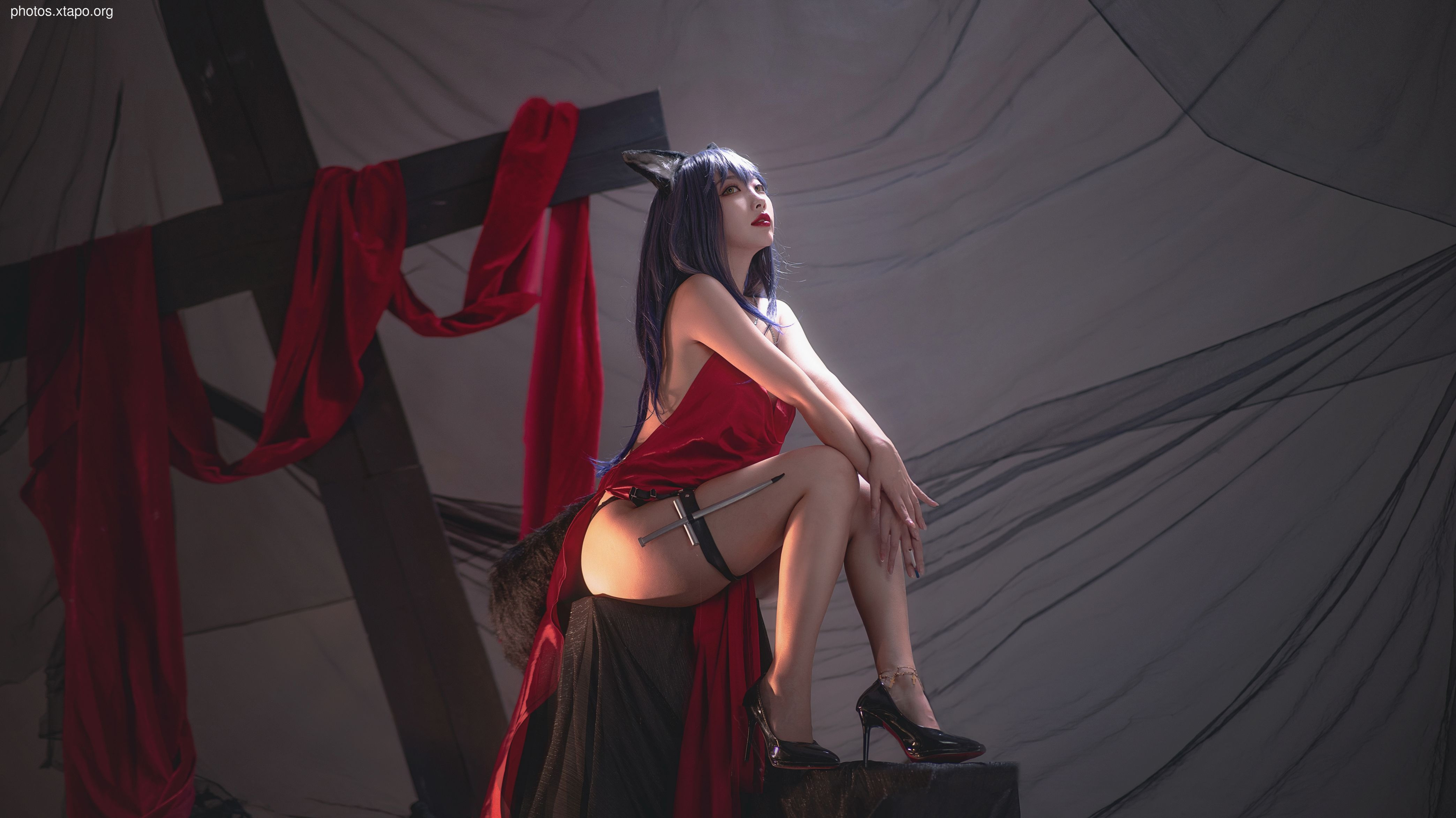 Miyamoto 德 Dexas fan dresses 23P-329MB