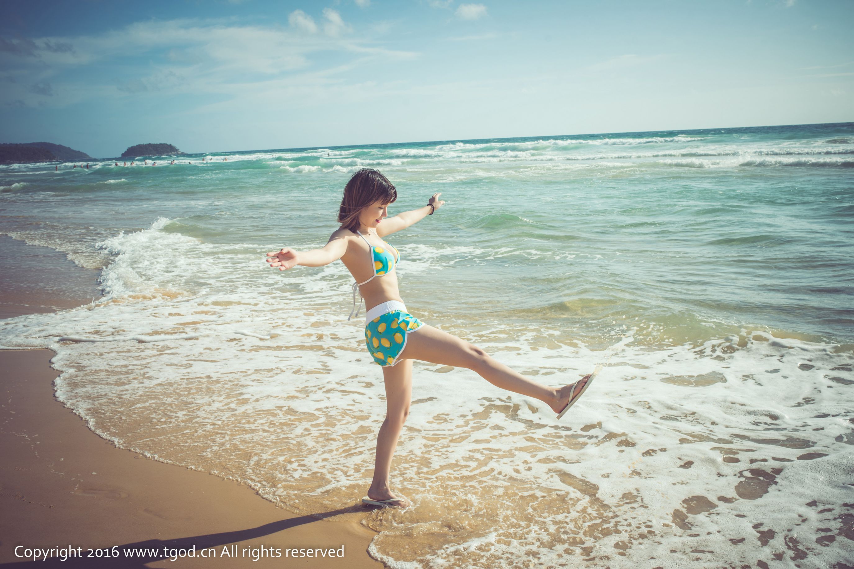 K8 Ao Jiao Mengmeng Phuket Tour Children's Passionate Little Adaptation Push Goddess TGOD