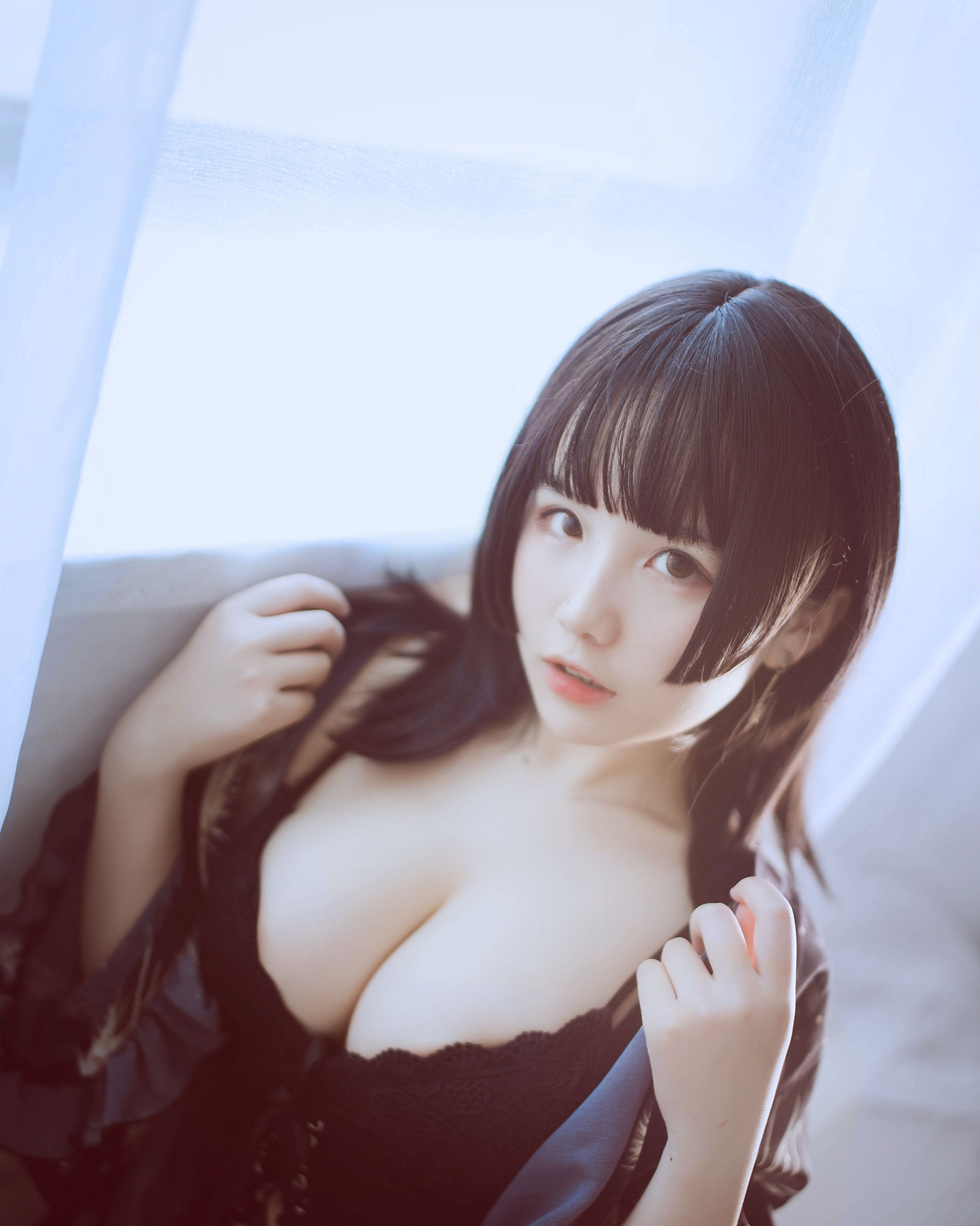 Half-half baby-black camisole 23P-220MB