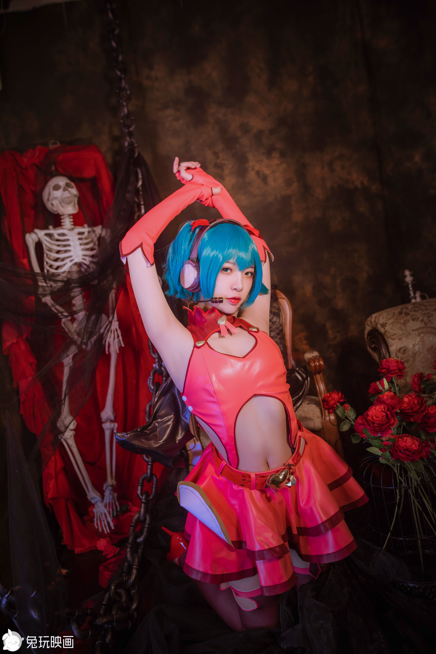 Rabbit Playing Paintings -Chong Little Demon