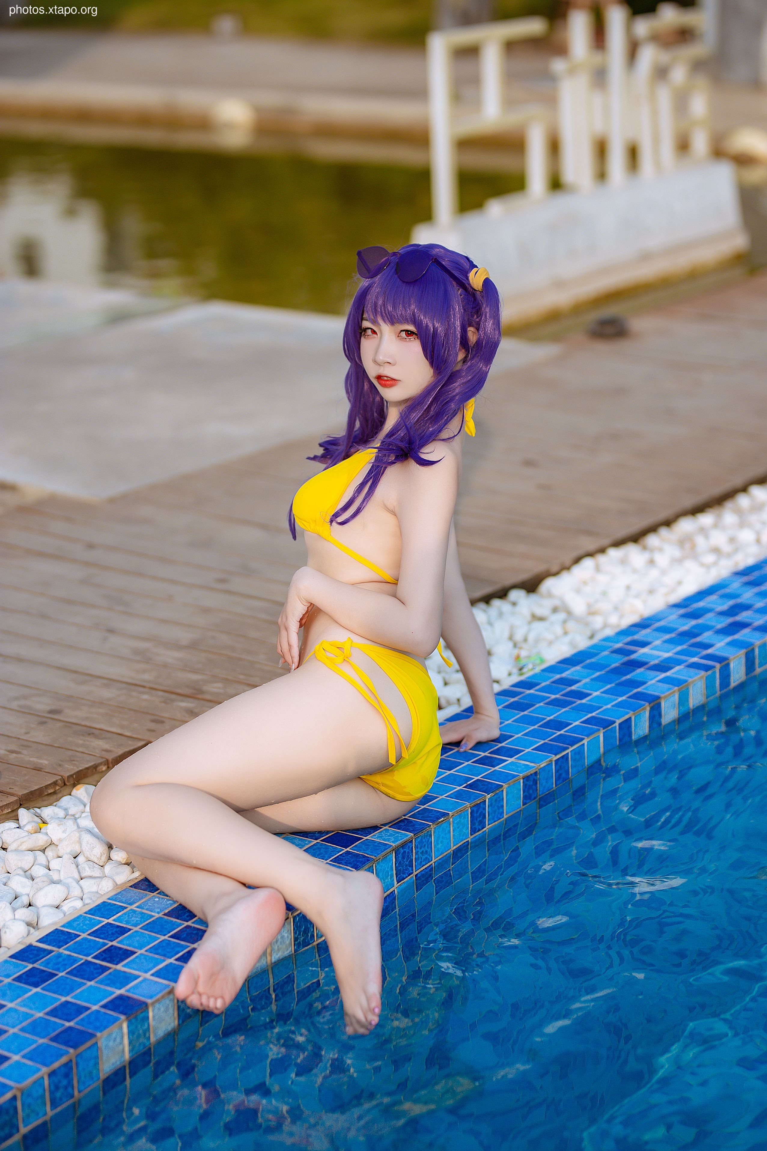 Erzuo Nisa Blue Bora Swimsuit 20p-364MB