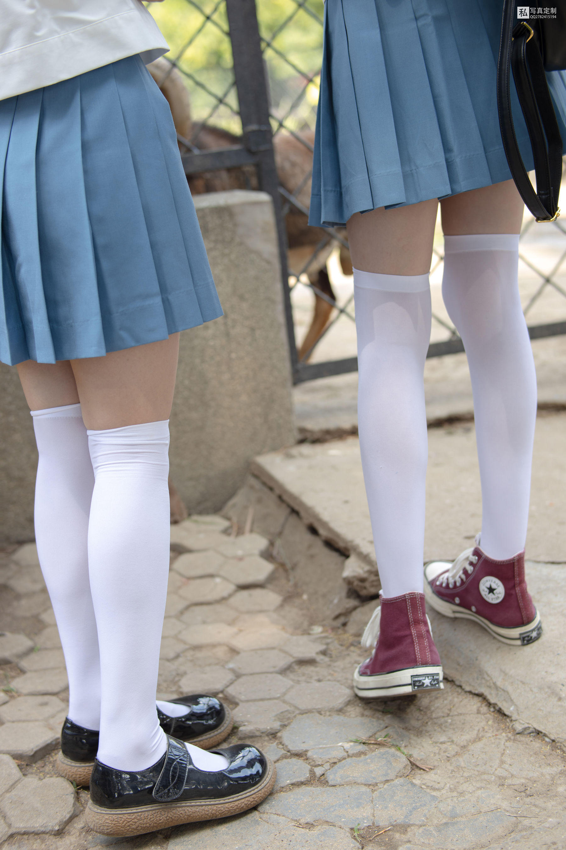 Mori Consortium JKFUN-025 Mo Mo & amp; AIKA 80D white silk overweight socks