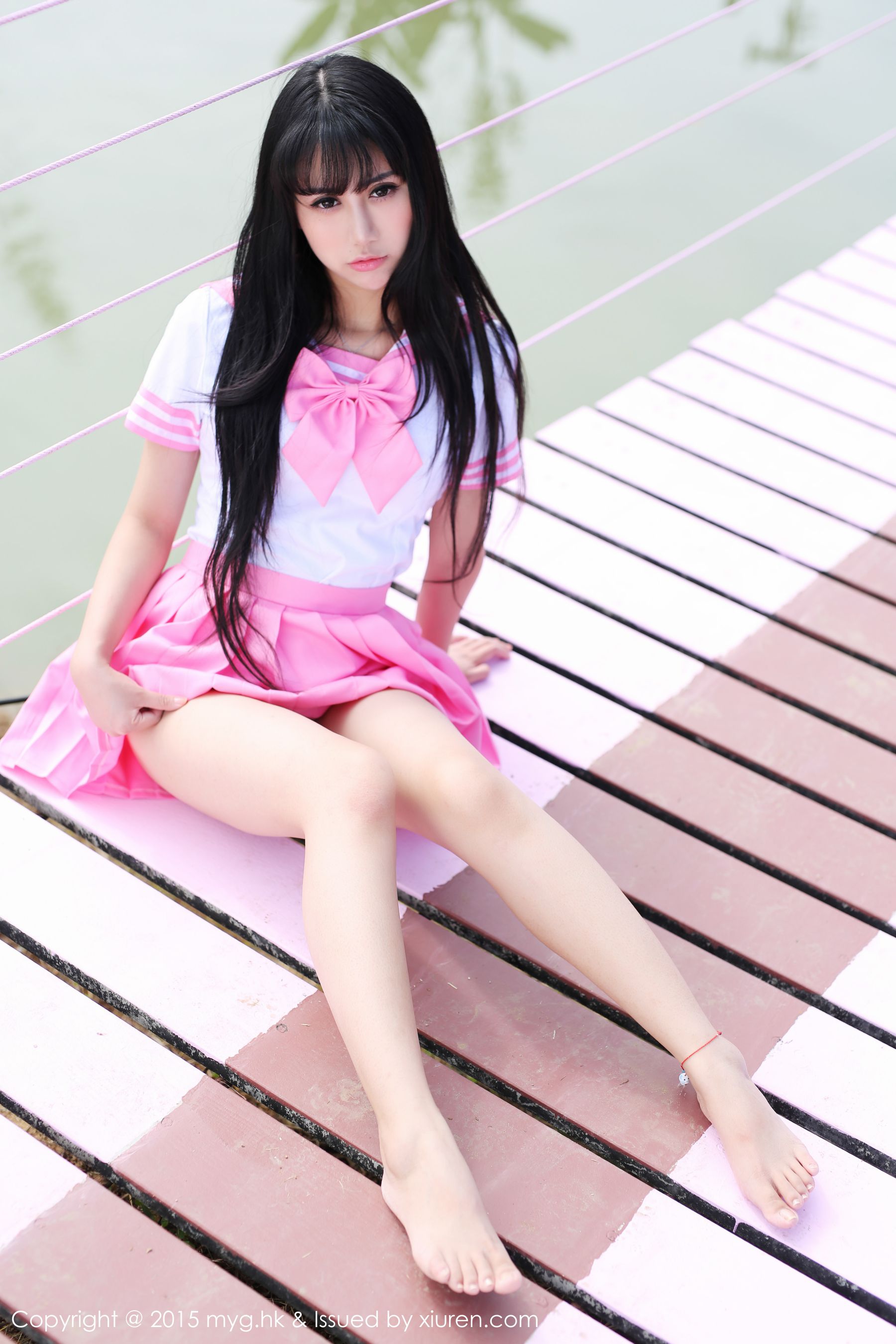 Yang Xiaoying's Pai County, Thailand school uniformhot pantsunderwear Meiyuan Pavilion Mygirl VOL.099