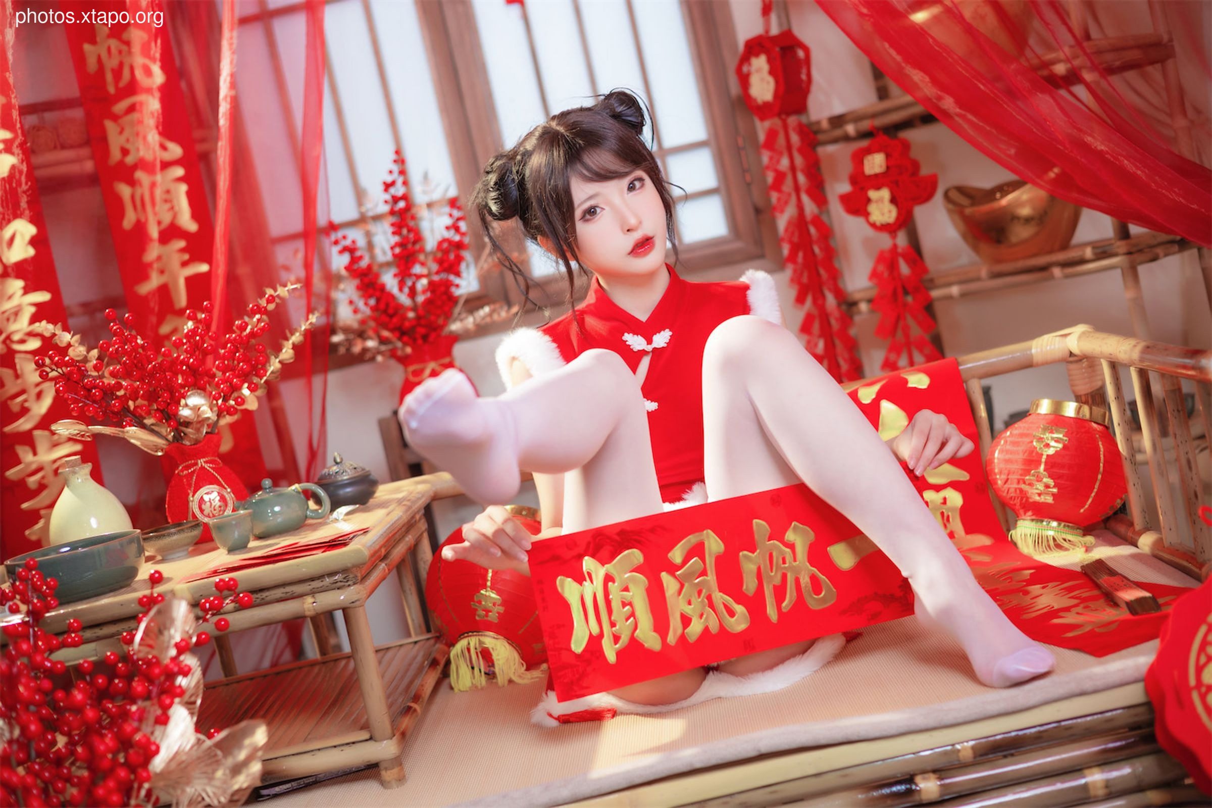 Shimizuya 2023 New Year Cheongsam 77P-770MB