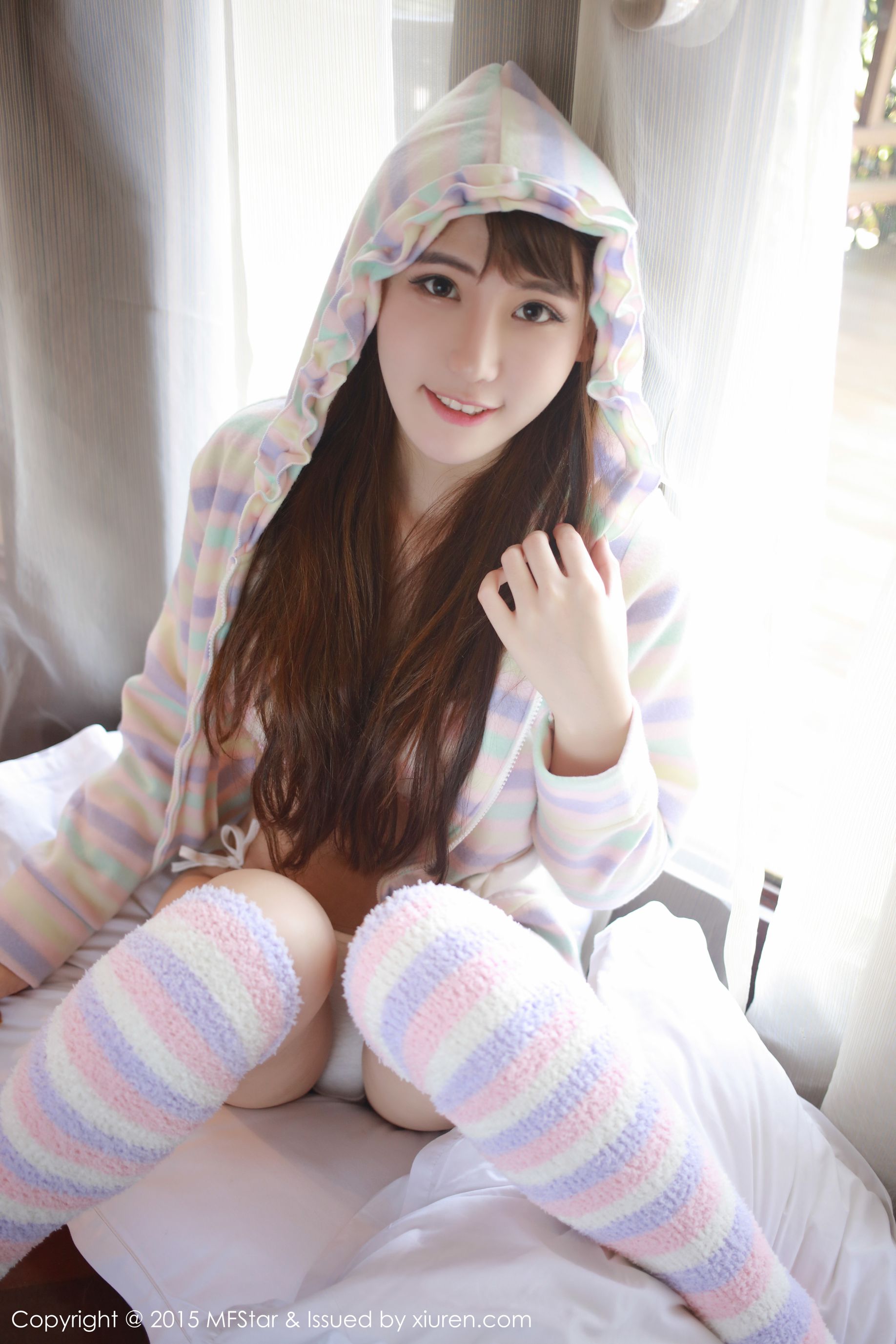 Xiong Yan BOBO Longmu Island Travel 3 set of sexy underwear Model Academy MFStar Vol.027