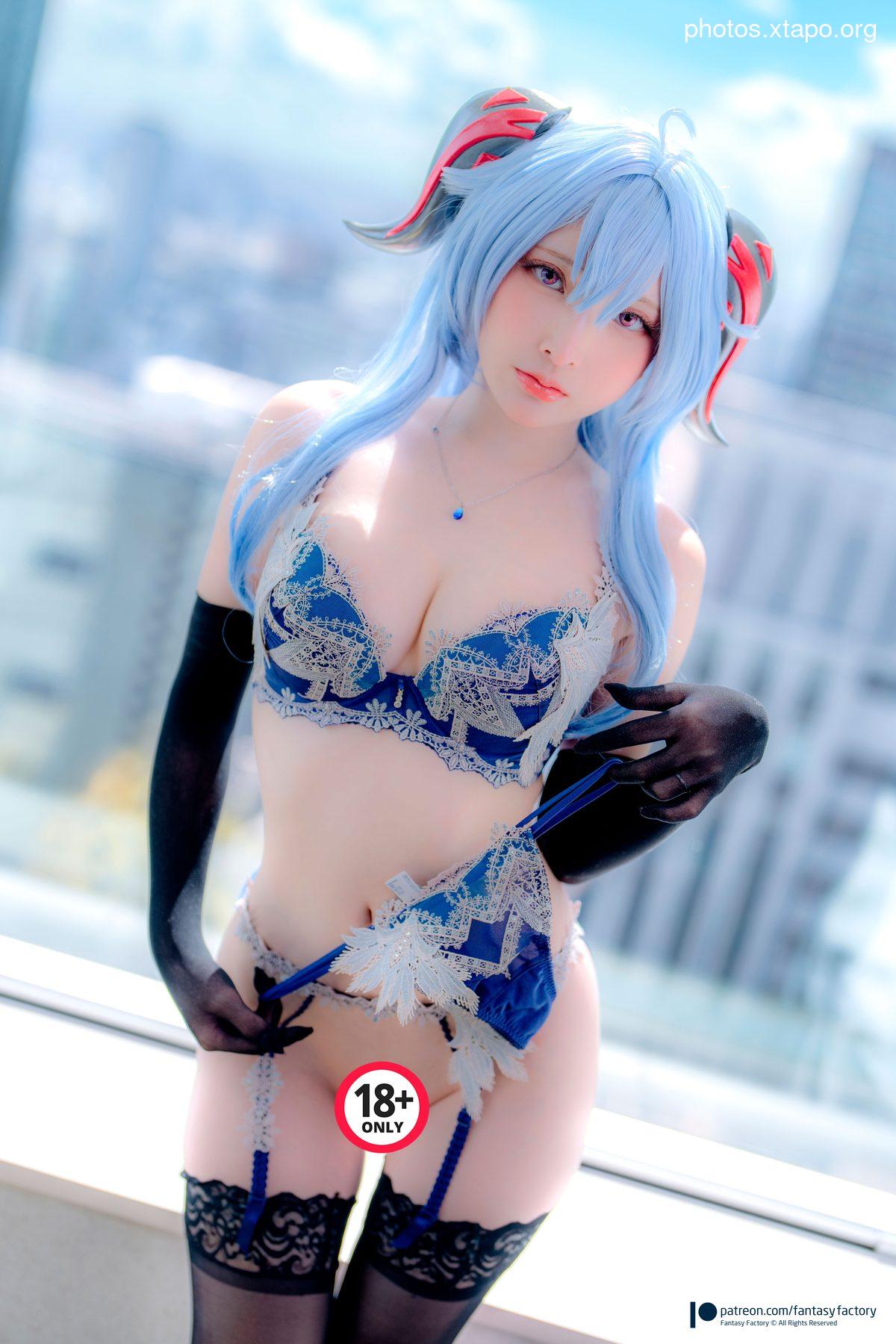 Fantasy Factory 小丁 – Cosplay 写真 – 甘雨内衣