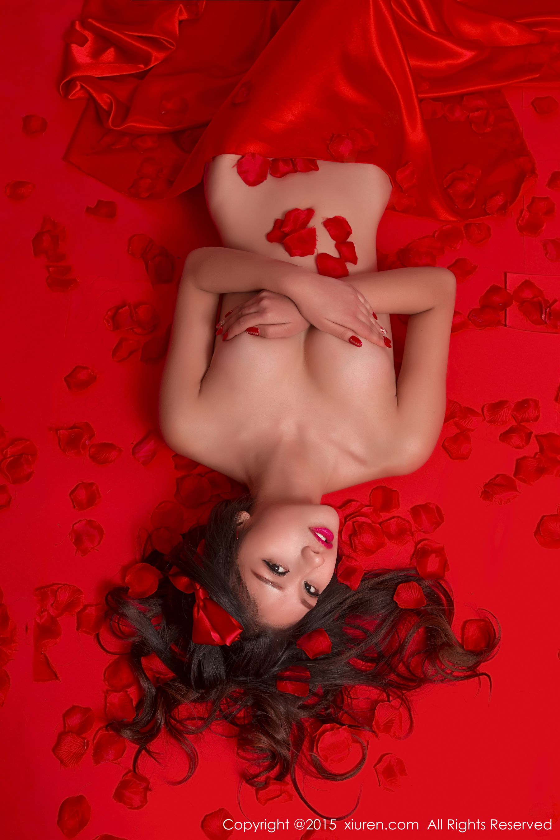 Sister Shi Yu's Red Background Theme Xiuren No.282