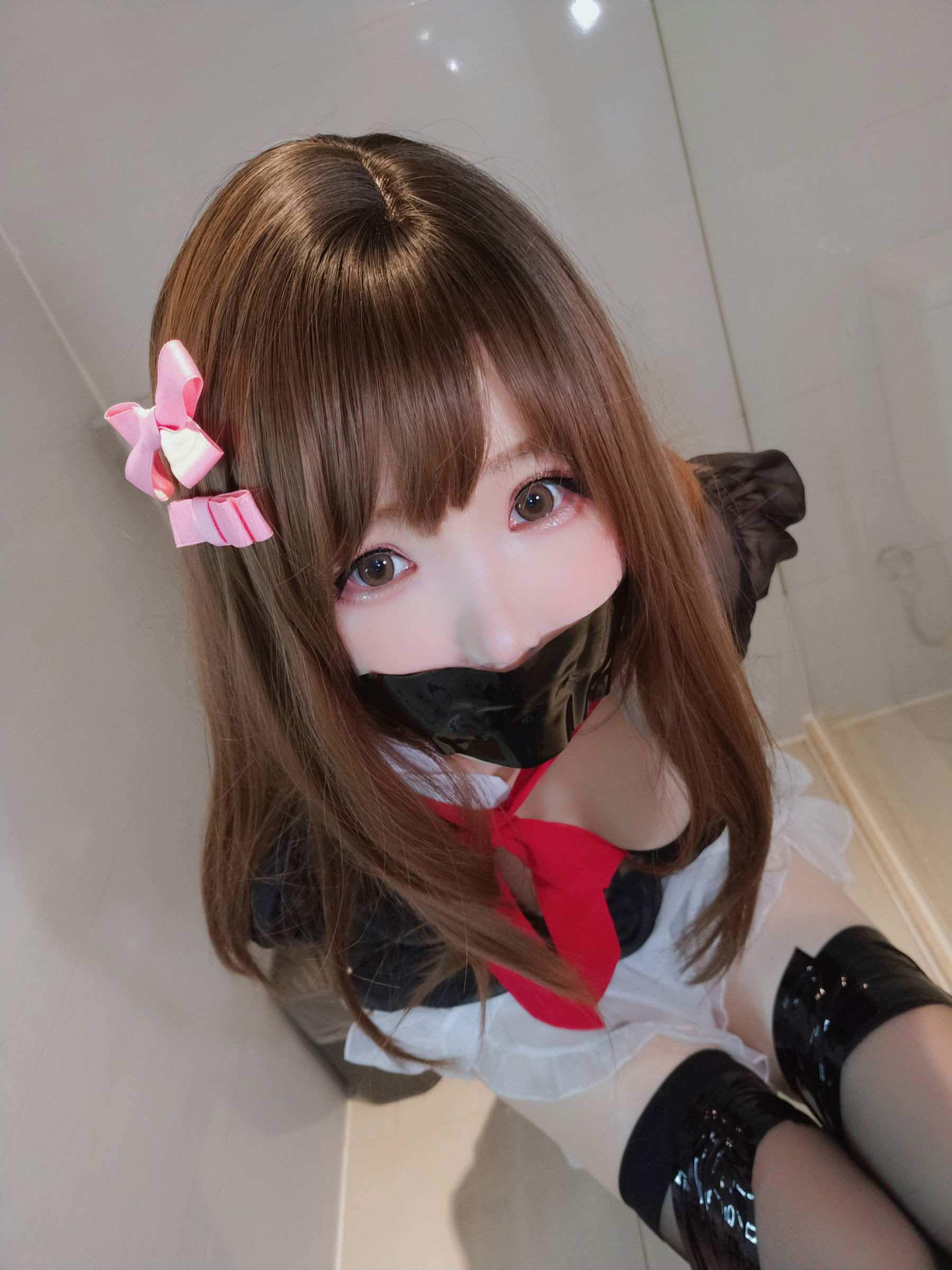 Net Red Coser Photo Anime blogger Xueqing Astra -Bathroom Maid